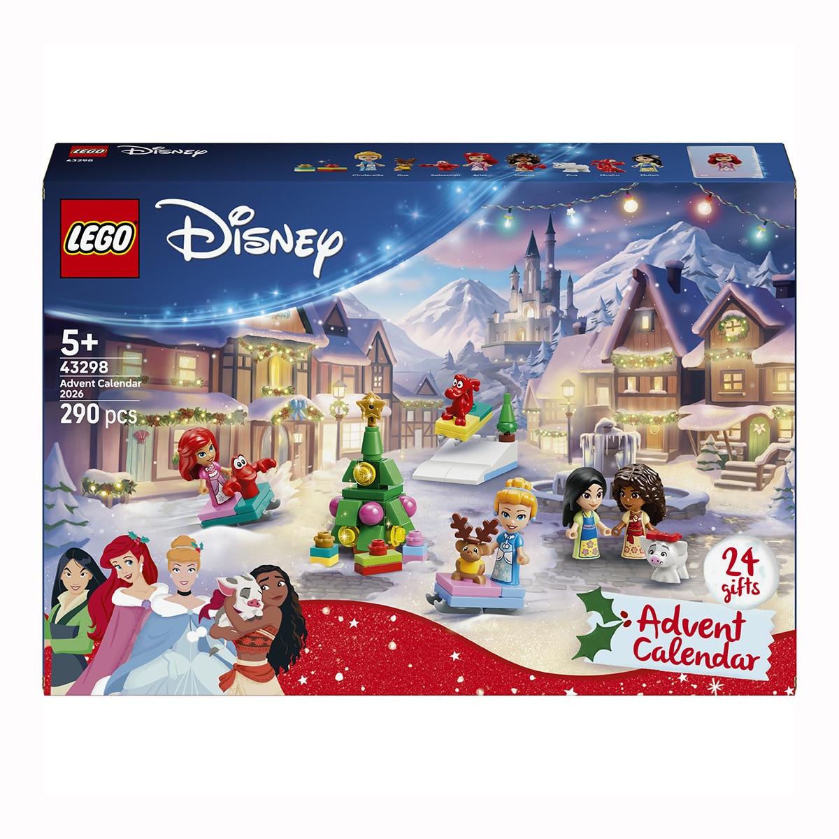 Imagen 0 de Juego de construcción Calendario de Adviento 2026 - LEGO Disney Princess - 43298