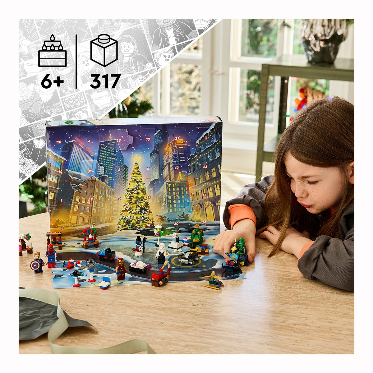 Juego de construcción Calendario de Adviento 2026 - LEGO Super Heroes Marvel - 76340 3