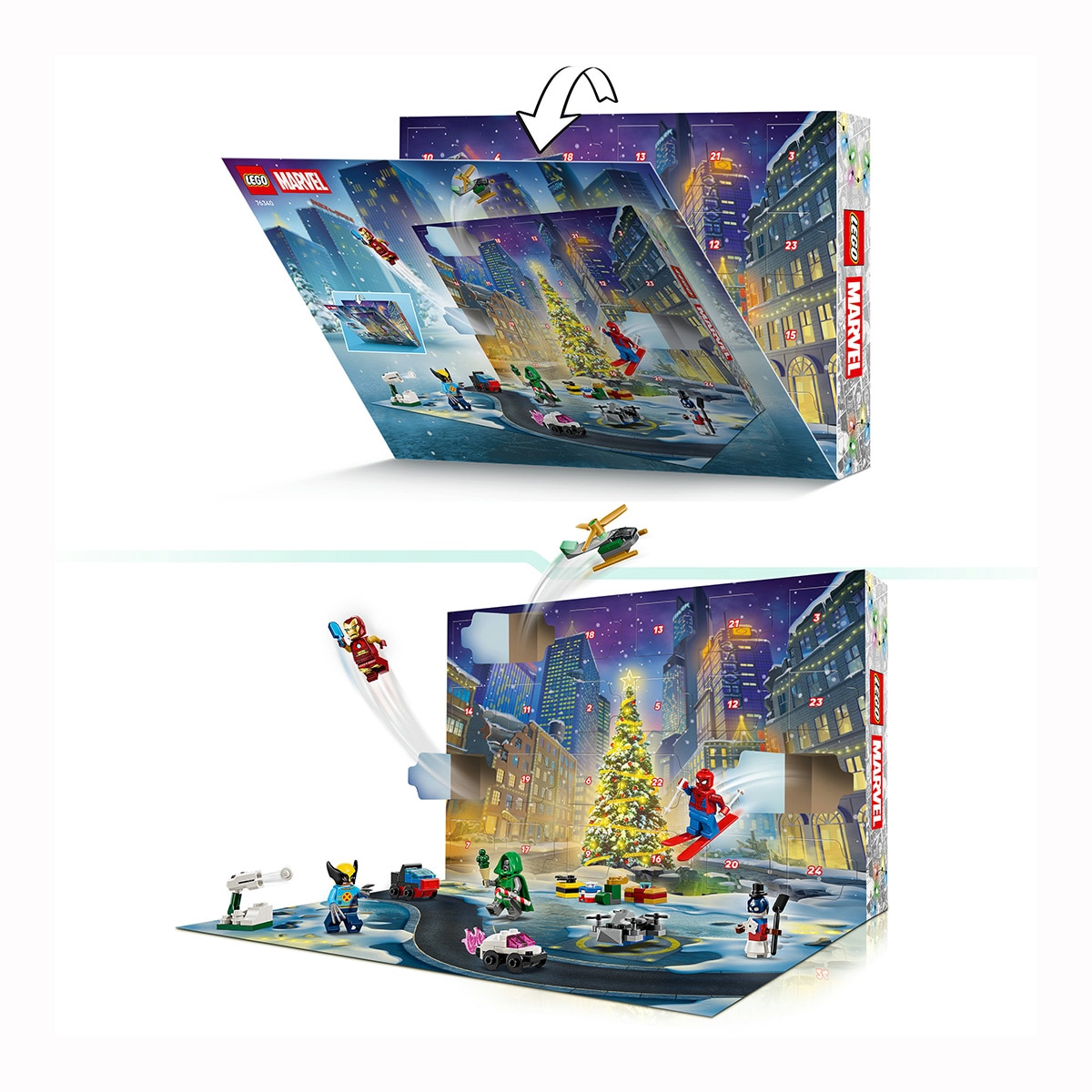Juego de construcción Calendario de Adviento 2026 - LEGO Super Heroes Marvel - 76340 4