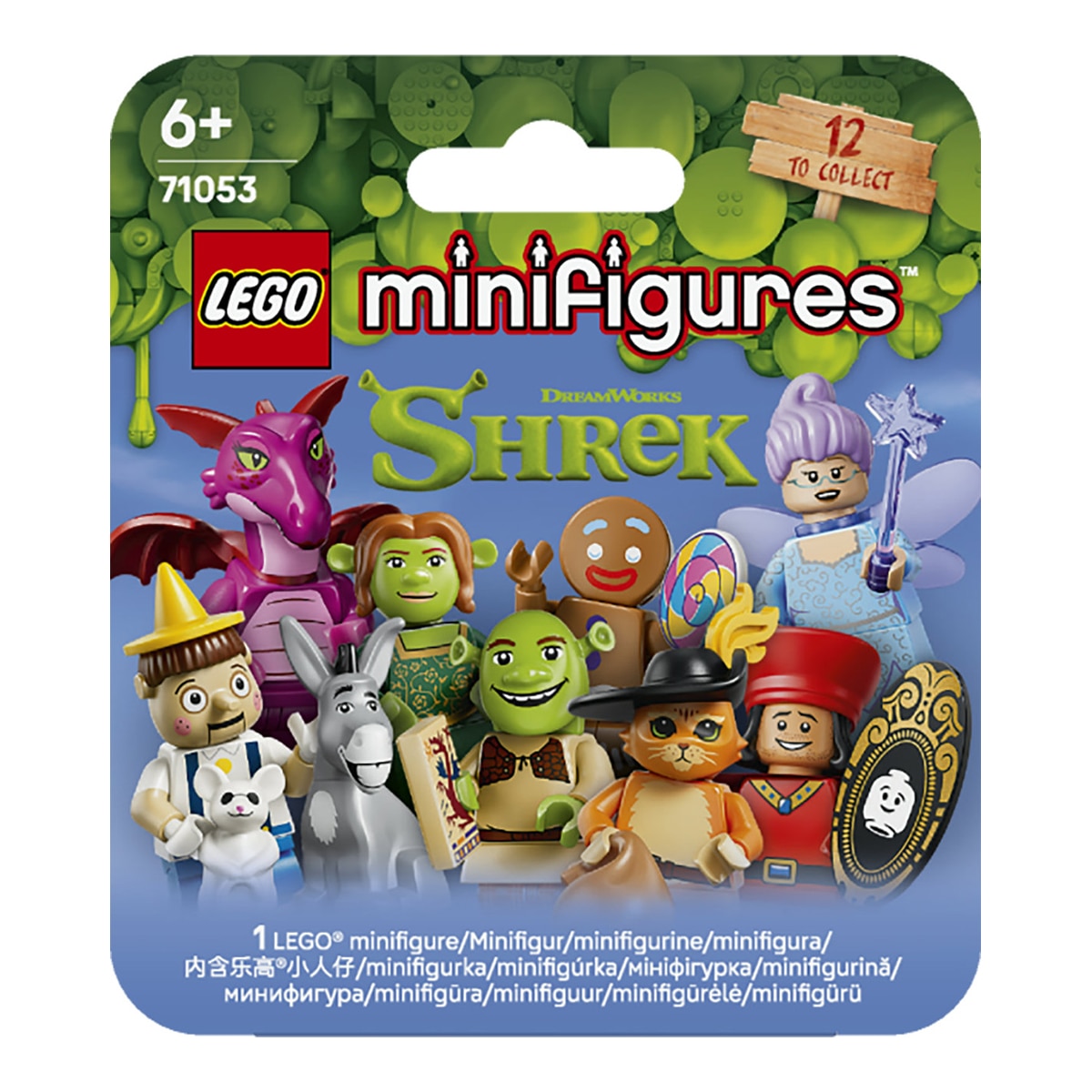 Imagen 0 de Juego de construcción Edición Shrek - LEGO Minifigures - 71053 modelos surtidos