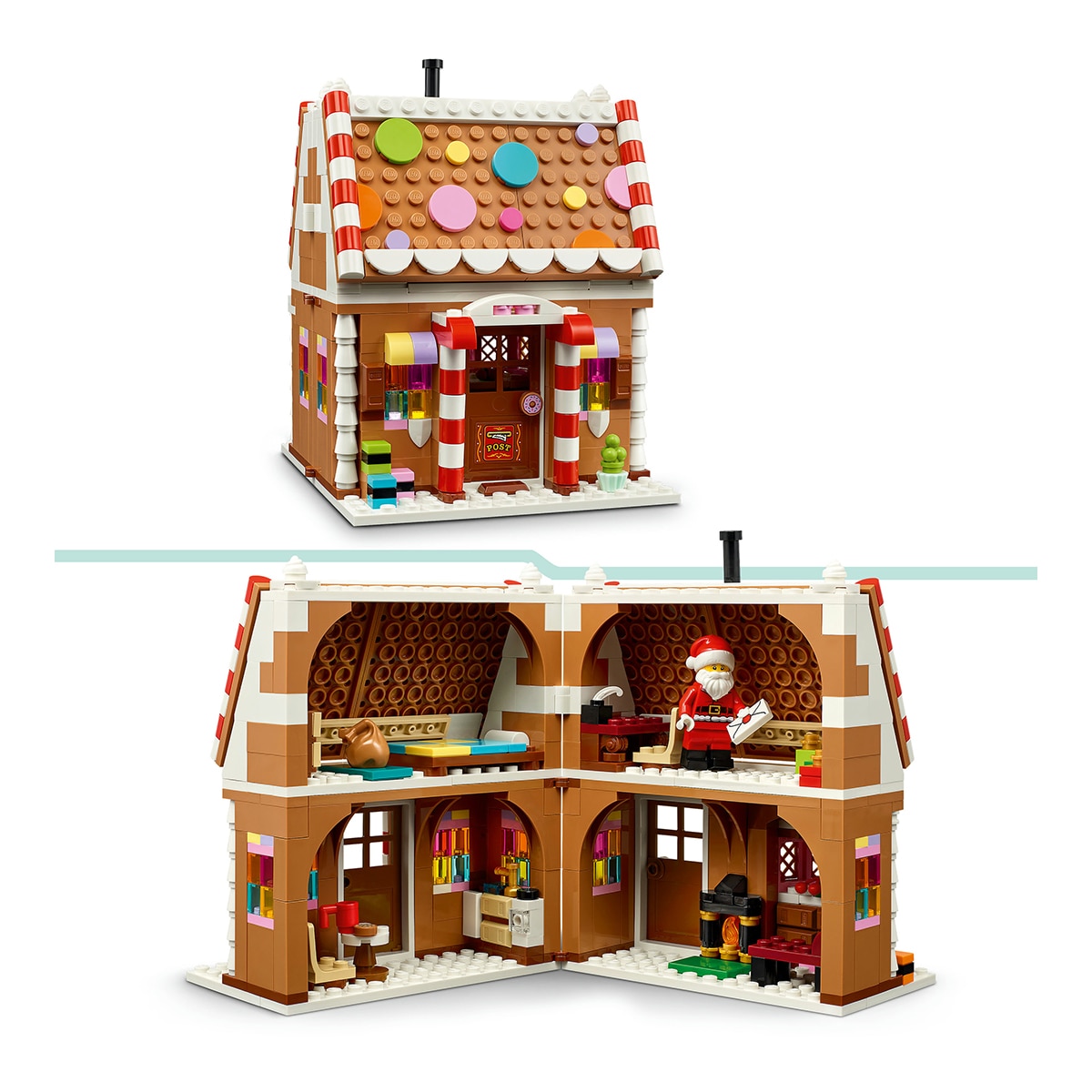 LEGO® Iconic 40809 - Casa Festiva de Gengibre 4