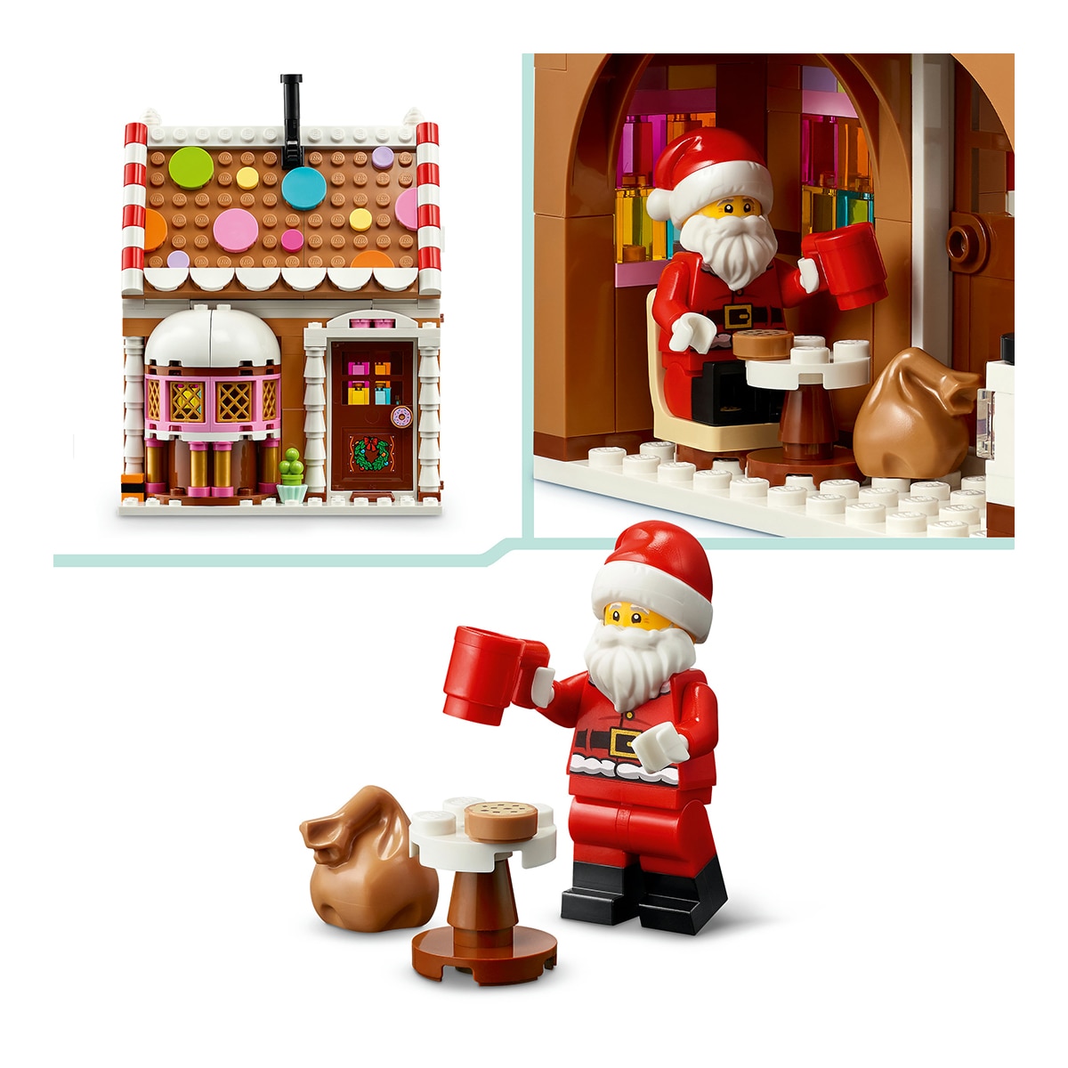 LEGO® Iconic 40809 - Casa Festiva de Gengibre 5