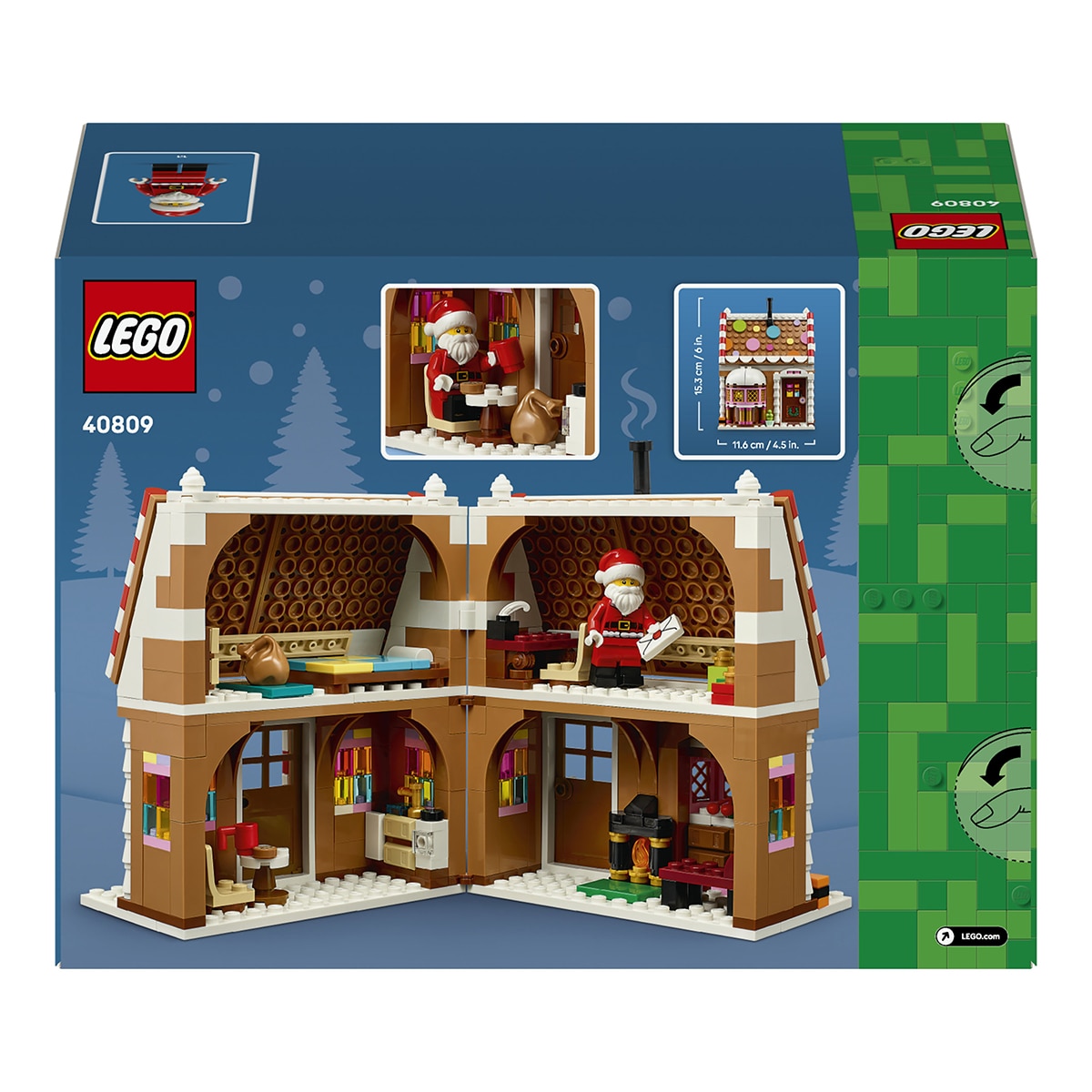 LEGO® Iconic 40809 - Casa Festiva de Gengibre 8