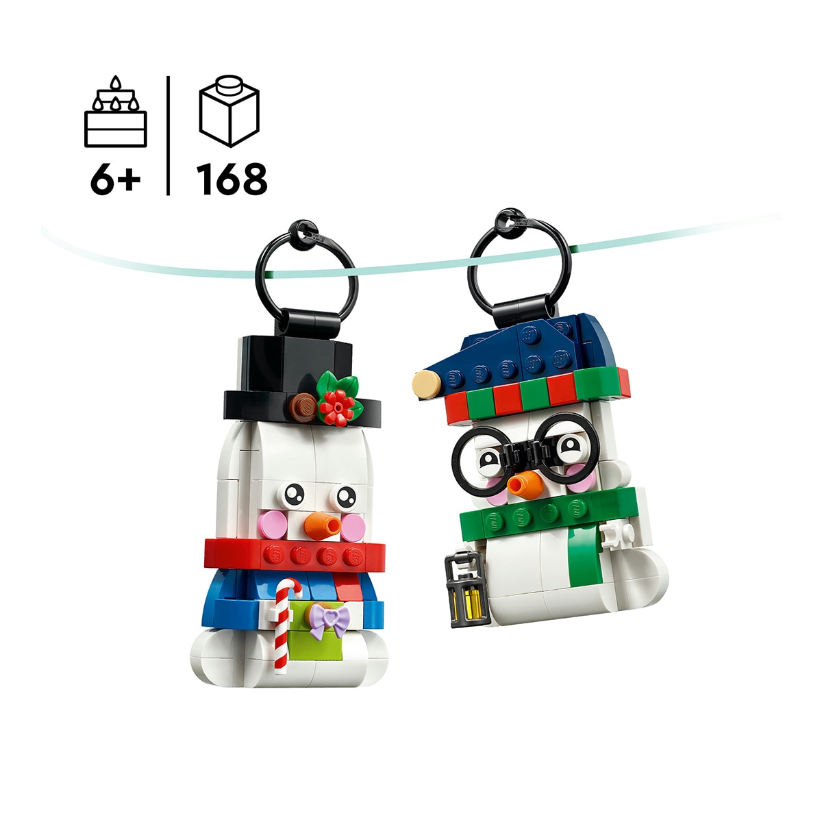 LEGO® Bonecos de Neve Decorativos 3