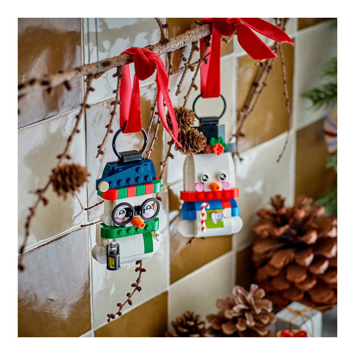 LEGO® Bonecos de Neve Decorativos 6