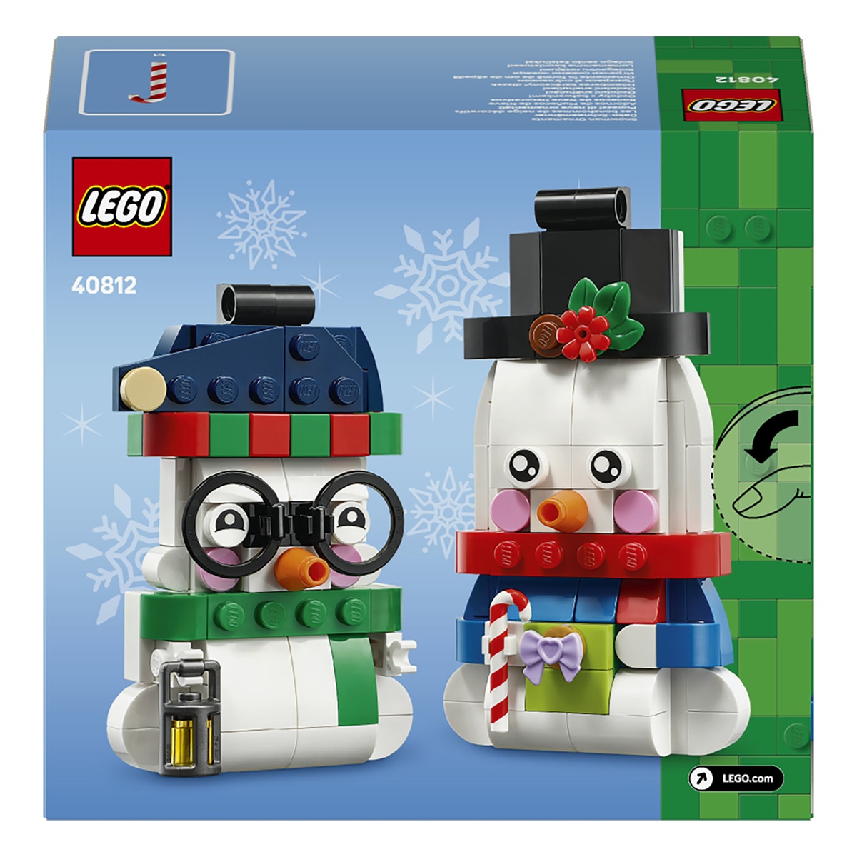 LEGO® Bonecos de Neve Decorativos 8