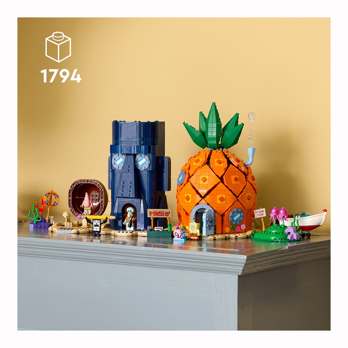 Juego de construcción Bob Esponja Pantalones Cuadrados: Fondo de Bikini - LEGO Icons - 11386 3
