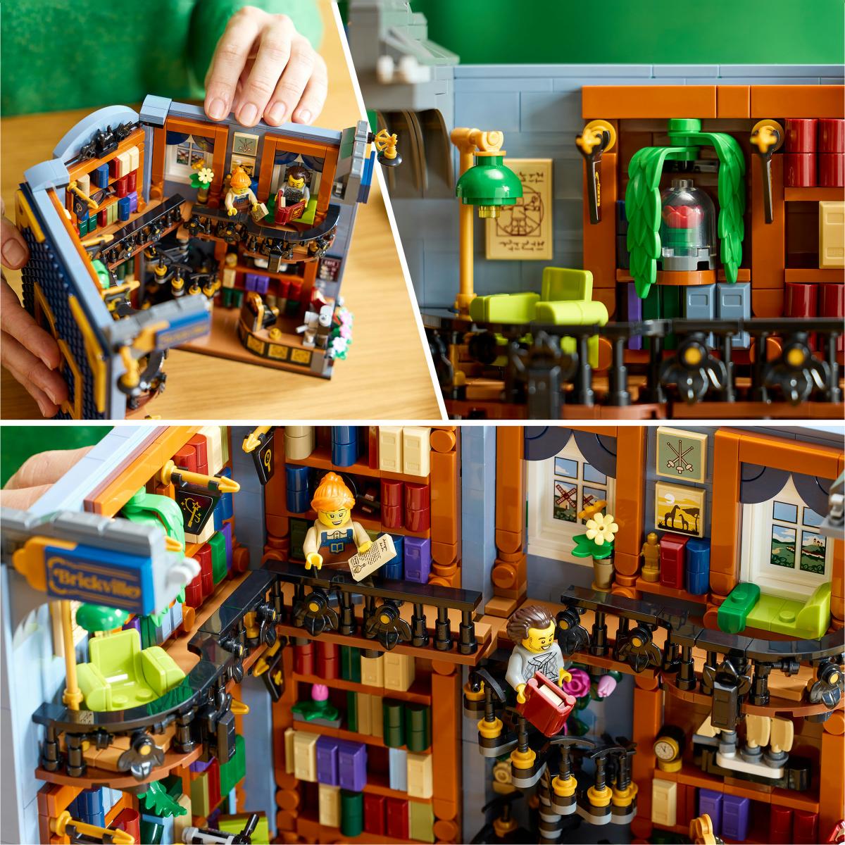 Imagen 5 de Juego de construcción Rincón entre Libros: Librería - LEGO Icons - 11379