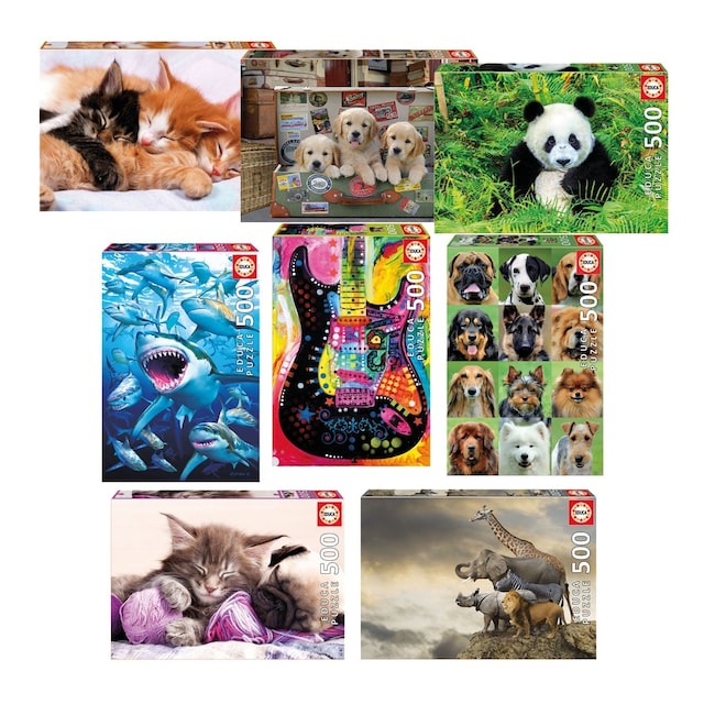 Puzzle 500 piezas Educa Borrás modelos surtidos