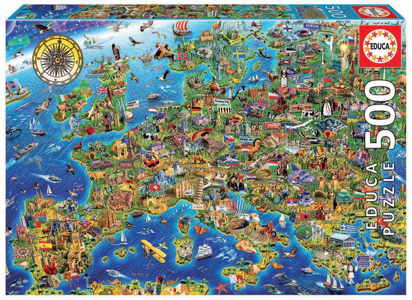 Puzzle 500 piezas Educa Borrás modelos surtidos 21