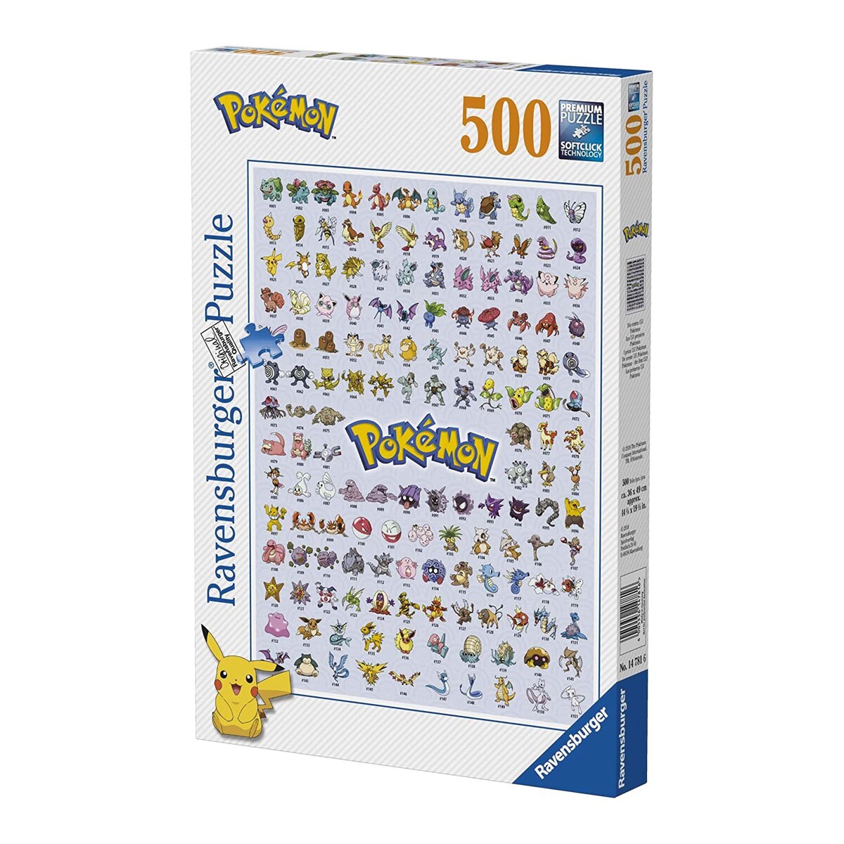 Puzzle Premium 500 piezas Pokémon Ravensburger 1