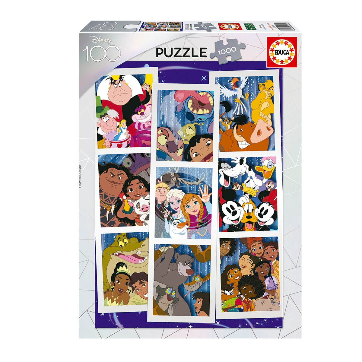 Puzzle 1000 Piezas Collage Disney 100 Educa Borrás 1
