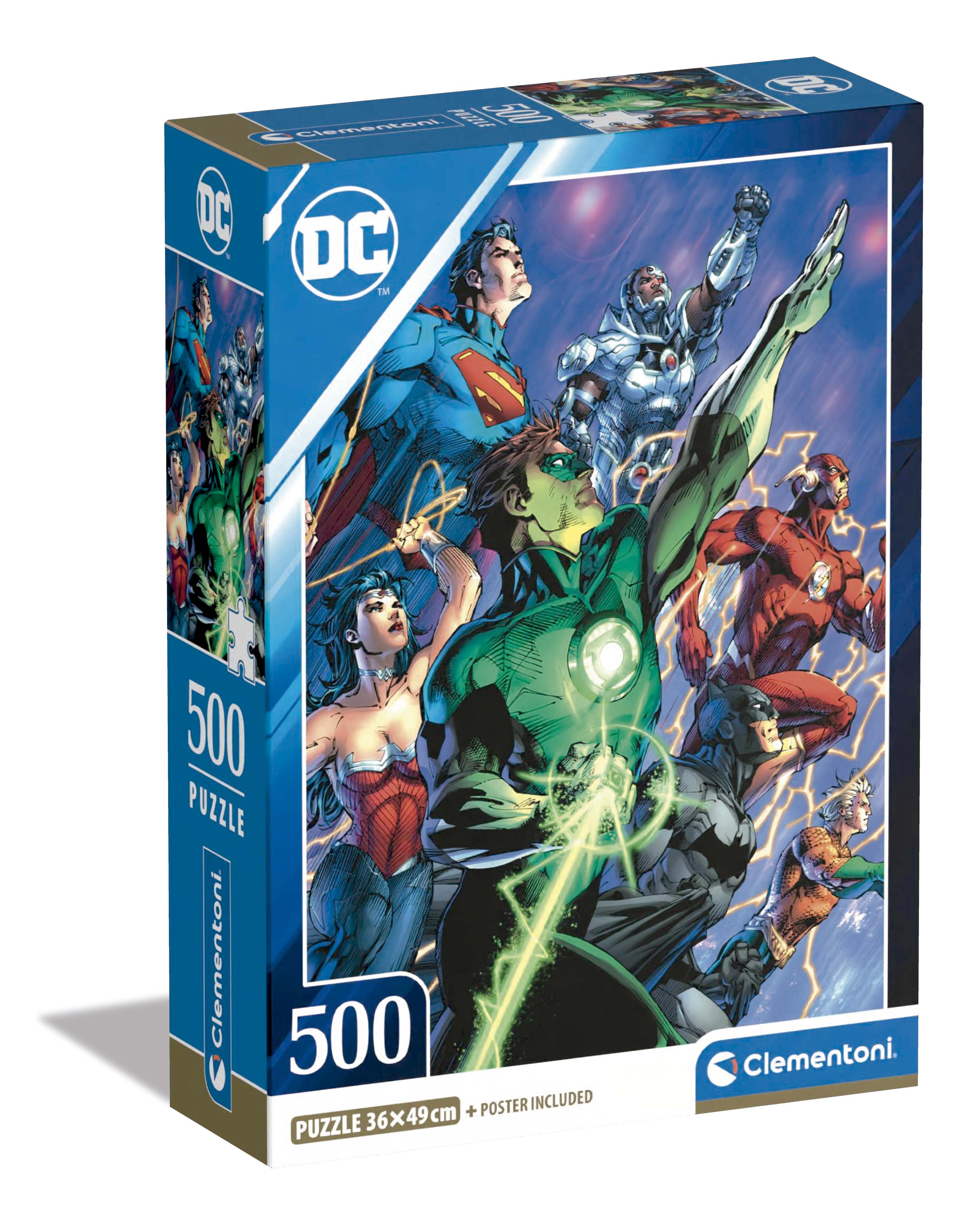 Puzzle 500 piezas Compact Licencia Clementoni modelos surtidos 3