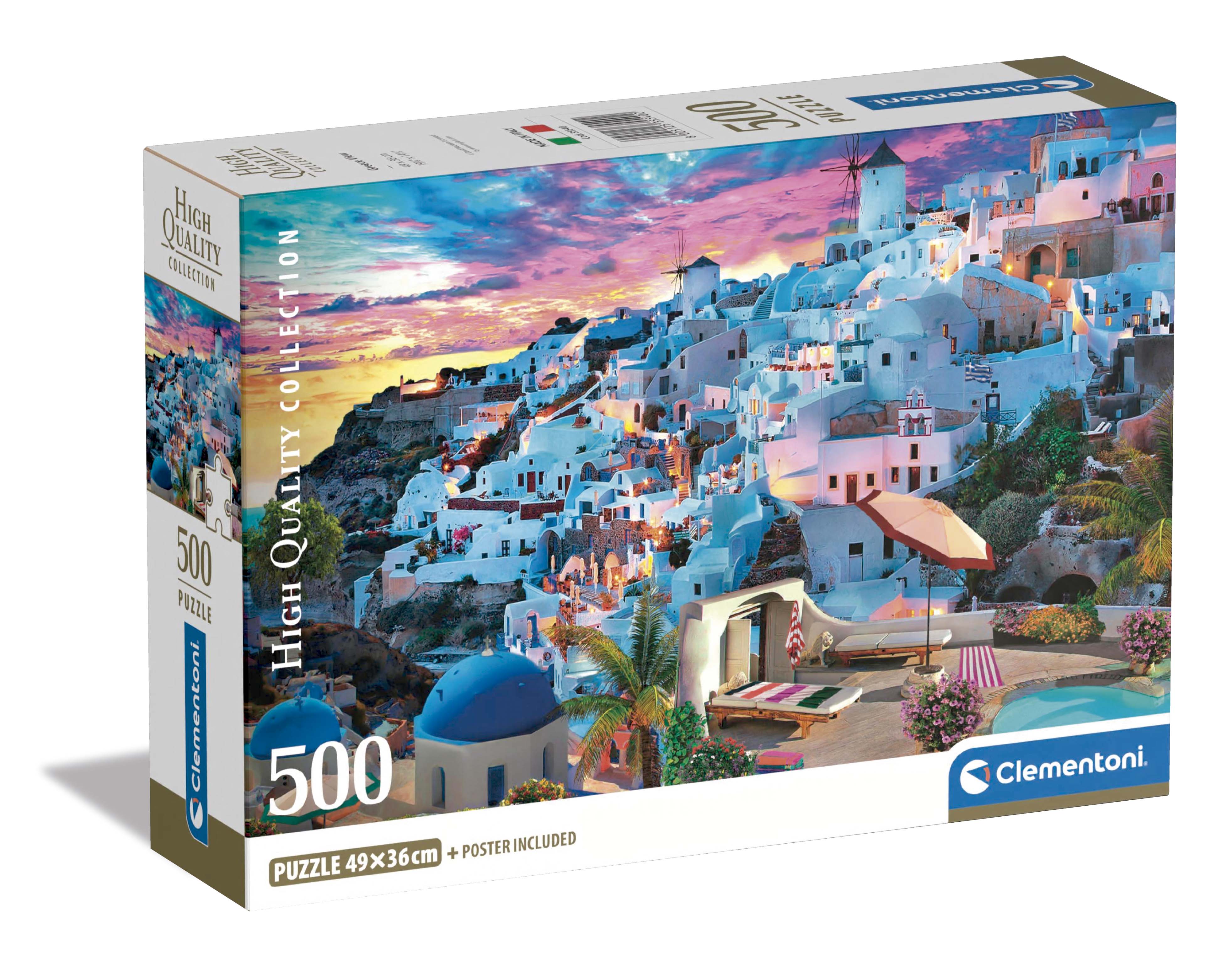 Puzzle 500 piezas HQC Compact Clementoni modelos surtidos 5