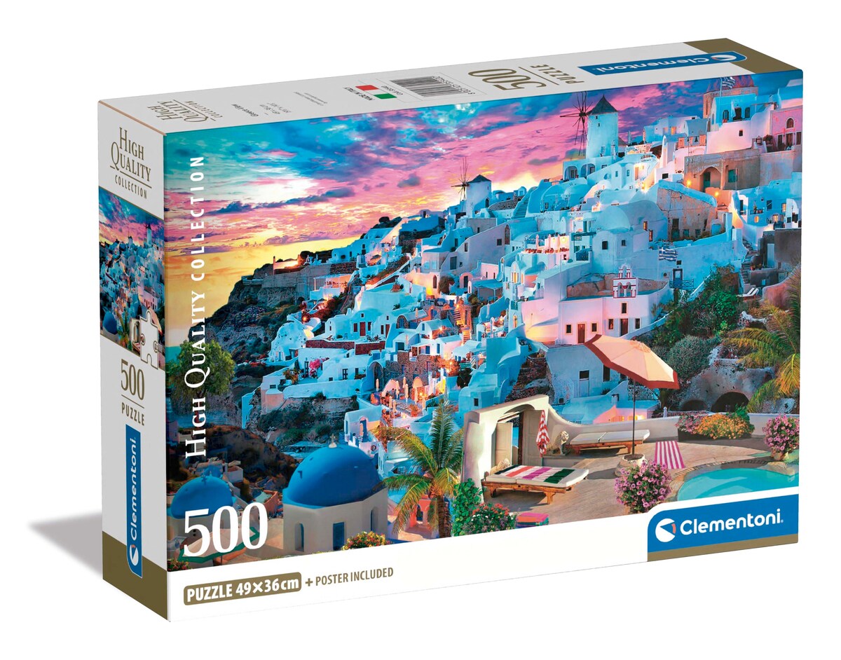 Puzzle 500 piezas HQC Compact Clementoni modelos surtidos