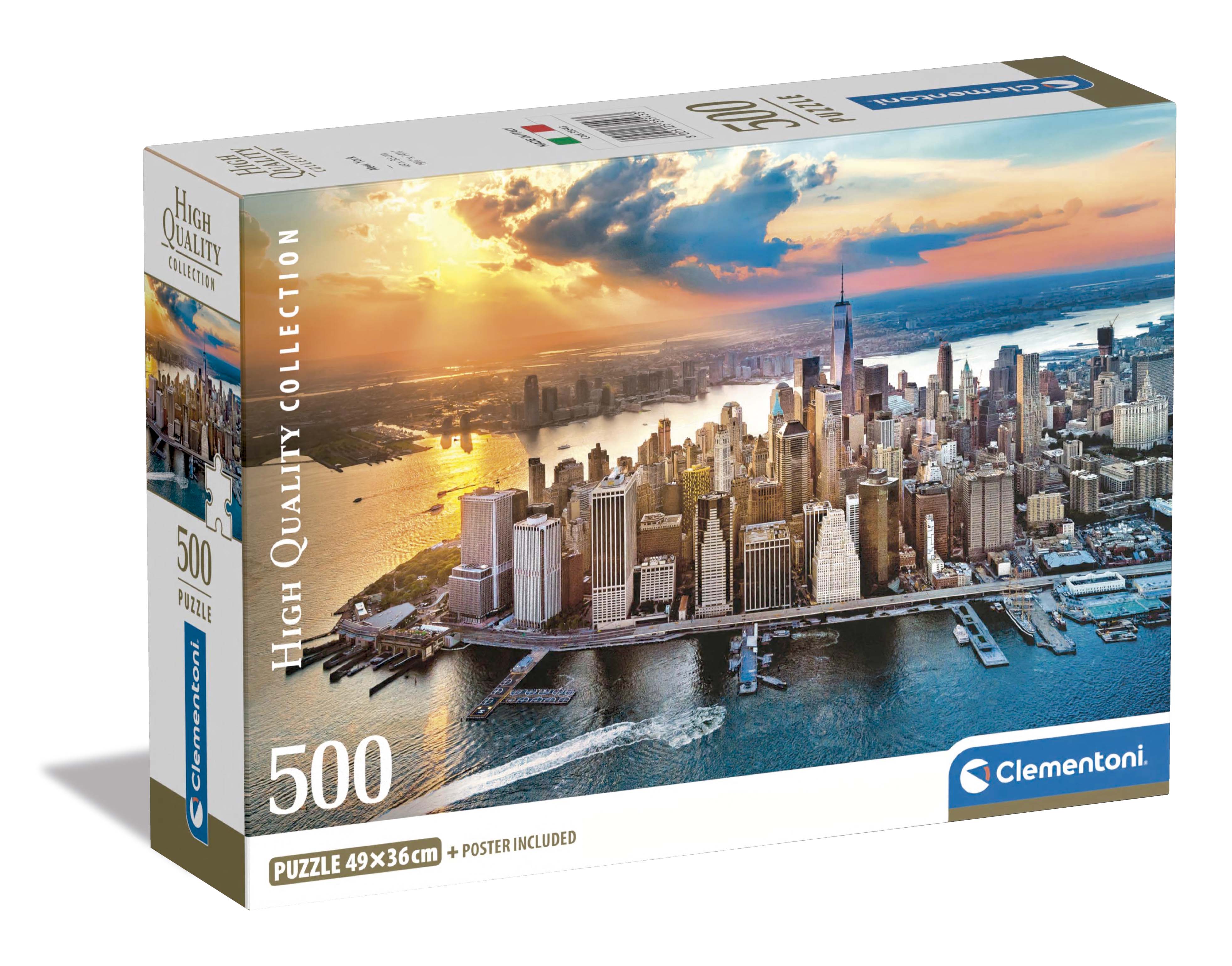 Puzzle 500 piezas HQC Compact Clementoni modelos surtidos 6
