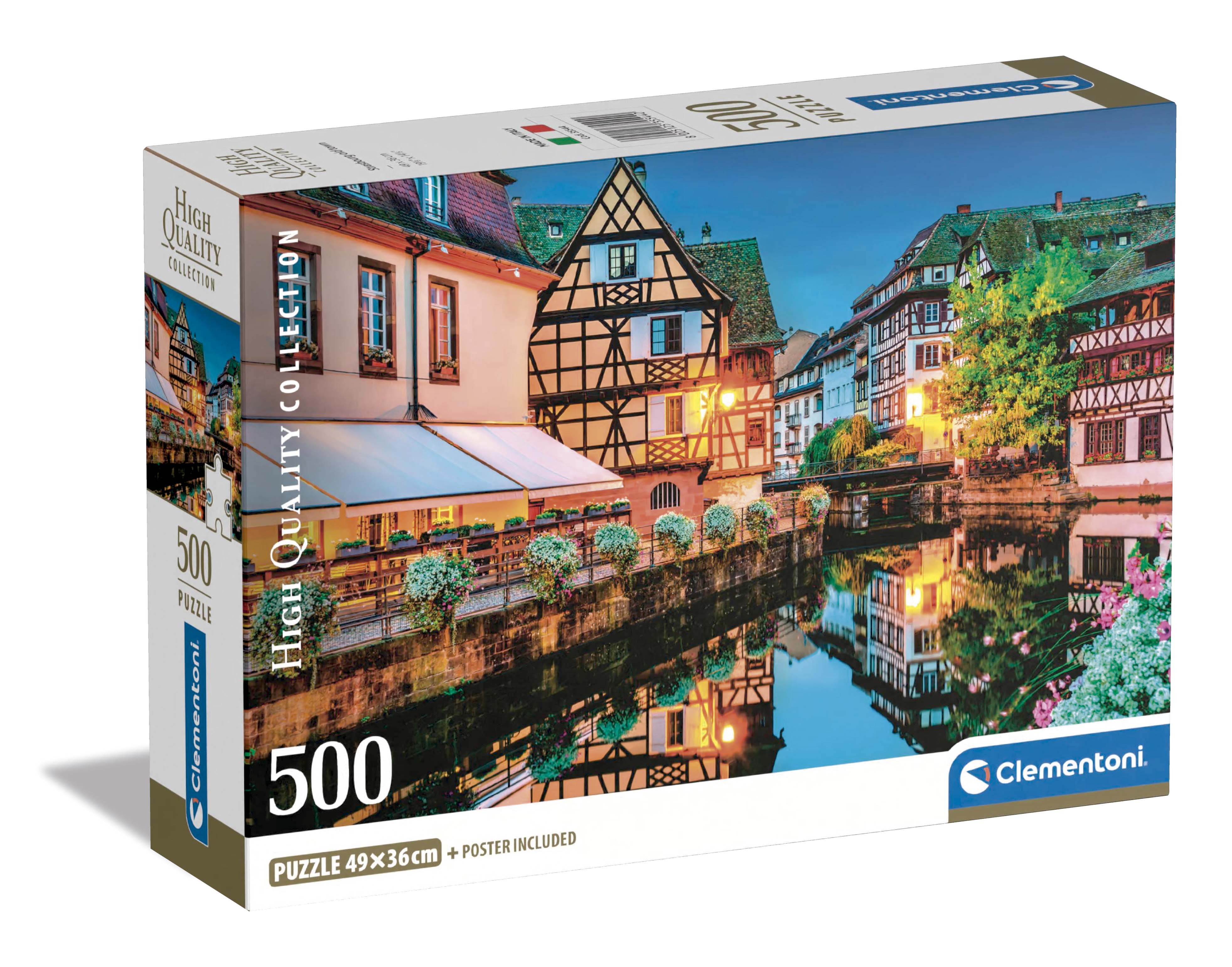 Puzzle 500 piezas HQC Compact Clementoni modelos surtidos 7