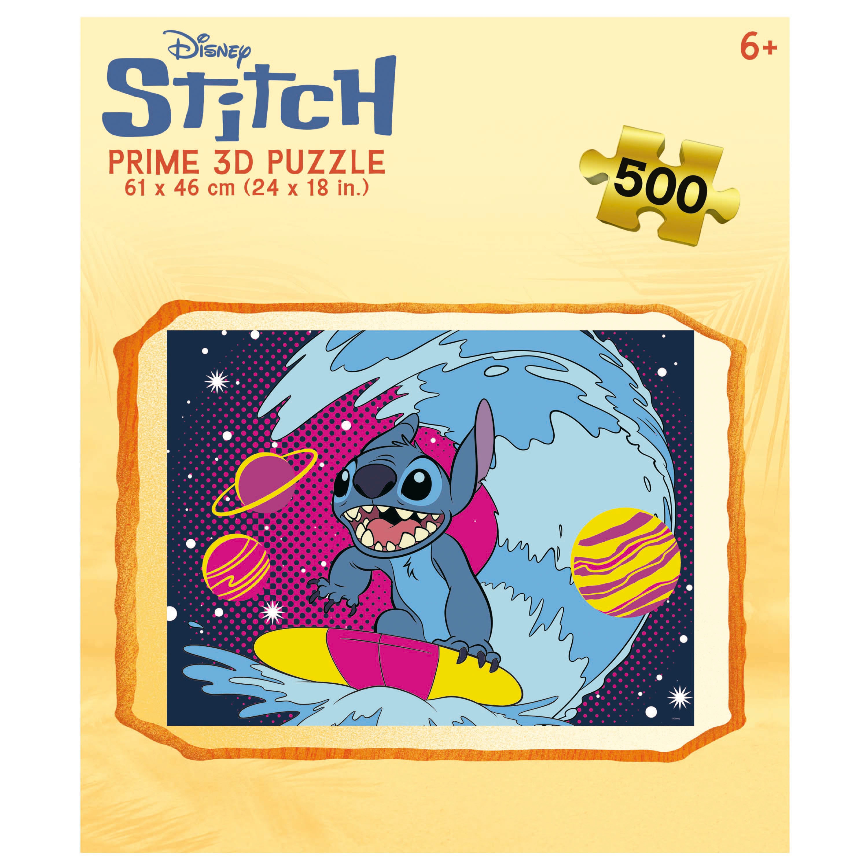 Puzzle 3D Lenticular 500 Stitch Disney Educa 3