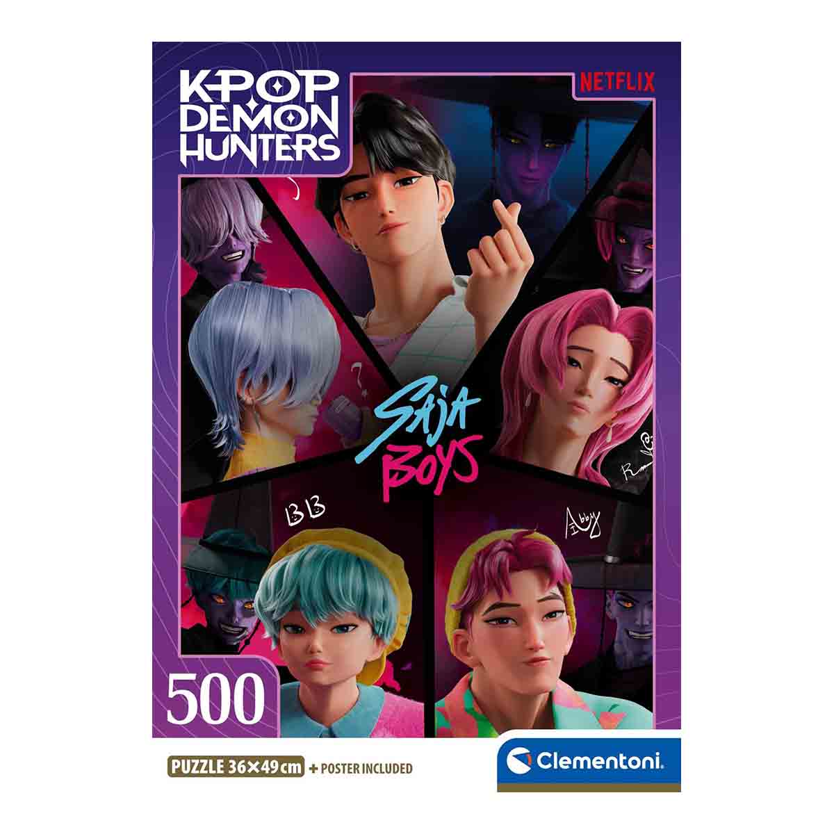 Puzzle 500 Super K-Pop Demon Hunters 1 Clementoni 2