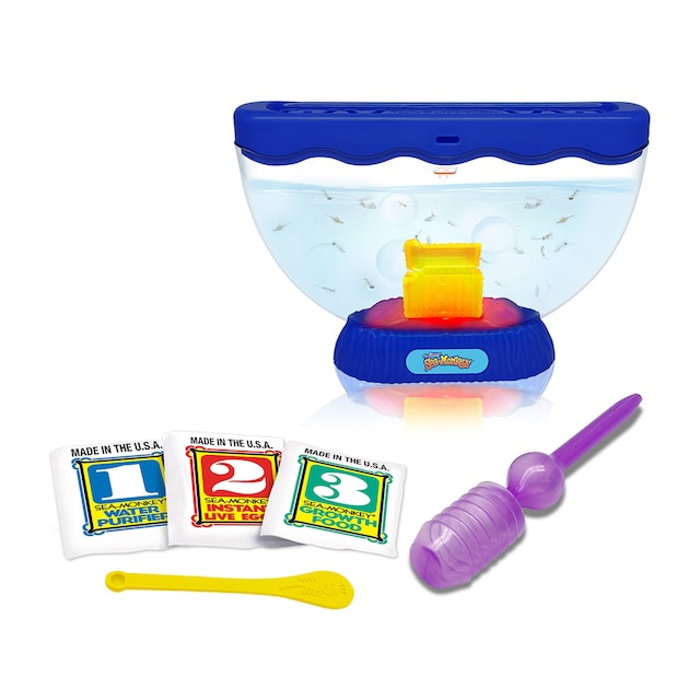 Sea Monkeys Ocean Zoo Cofre del tesoro con luz Bizak