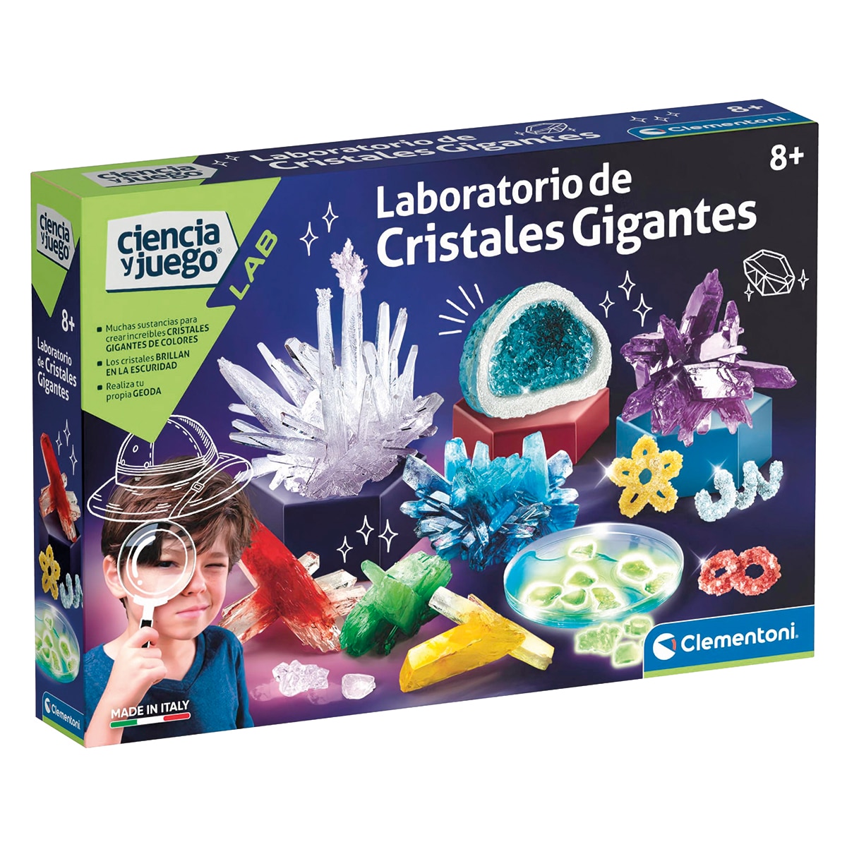Clementoni – Laboratorio de Cristales Gigantes Clementoni.