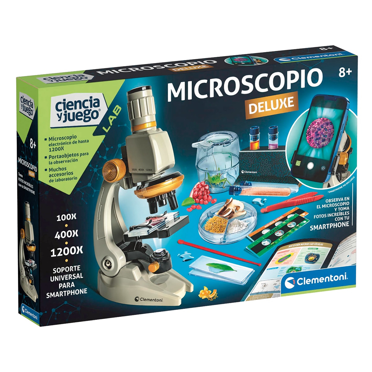 Microscopio Smart Deluxe Clementoni 1