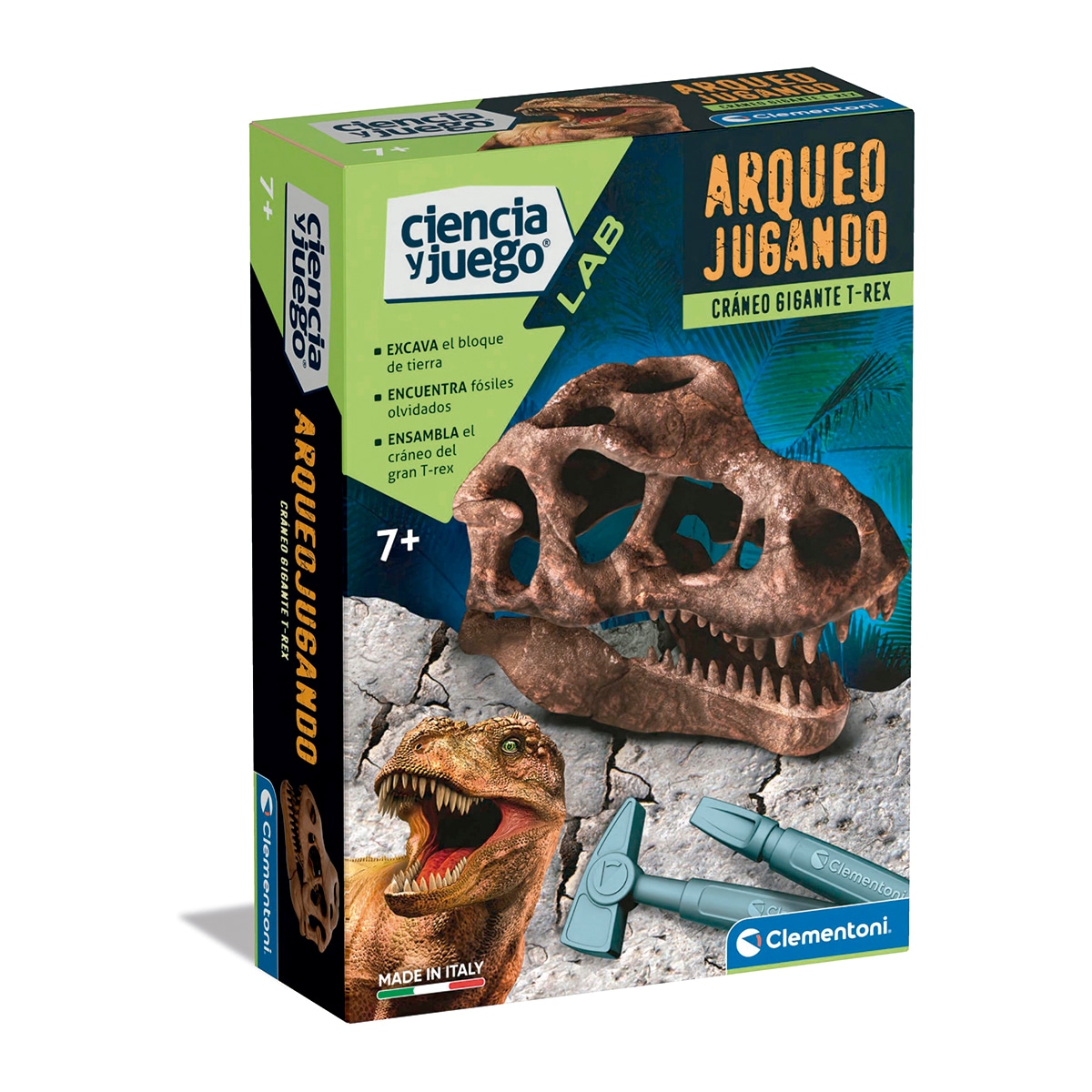 Juego de mesa Arquejugando Cráneo de T-Rex Clementoni 1