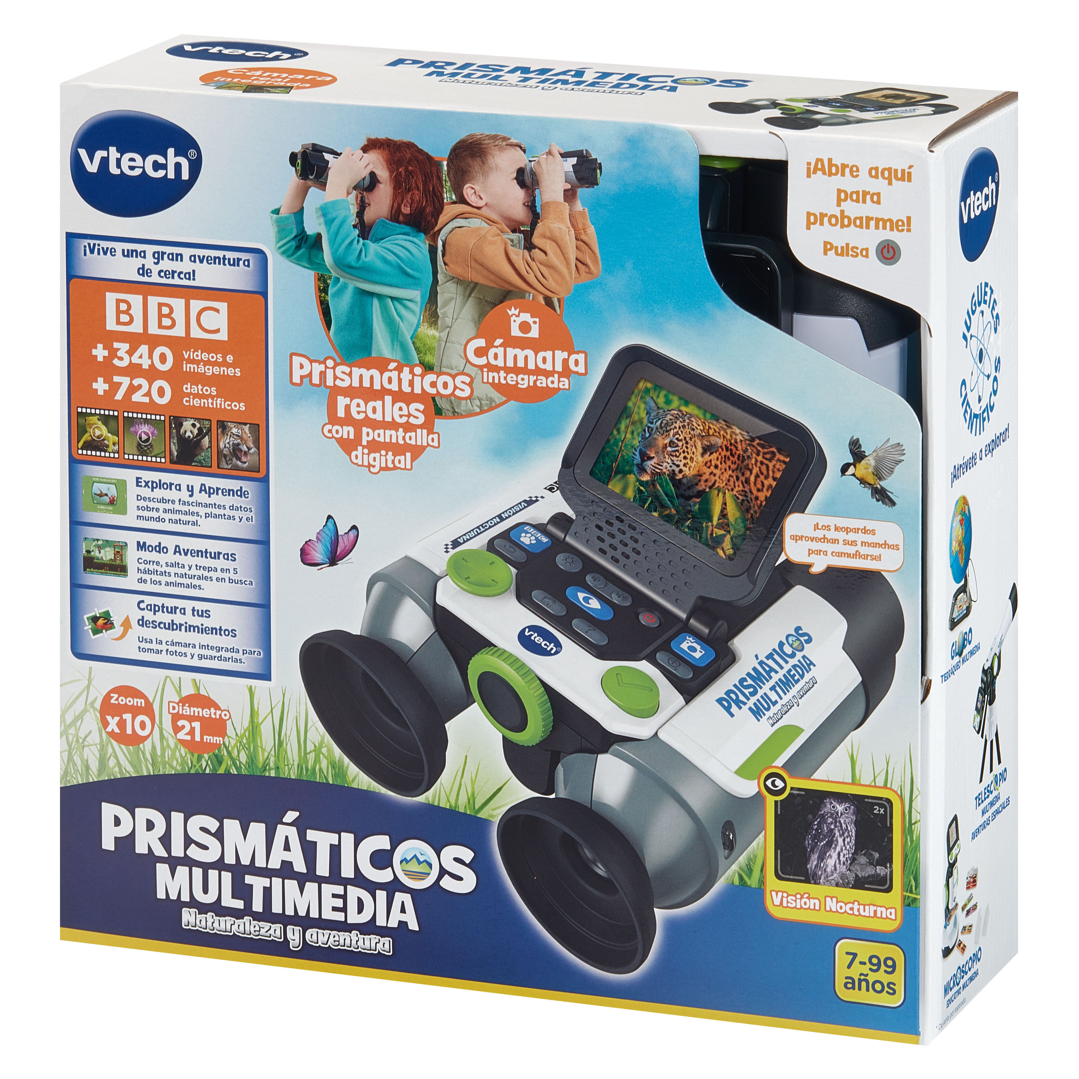 Prismáticos multimedia Naturaleza y aventura Vtech Verde-7