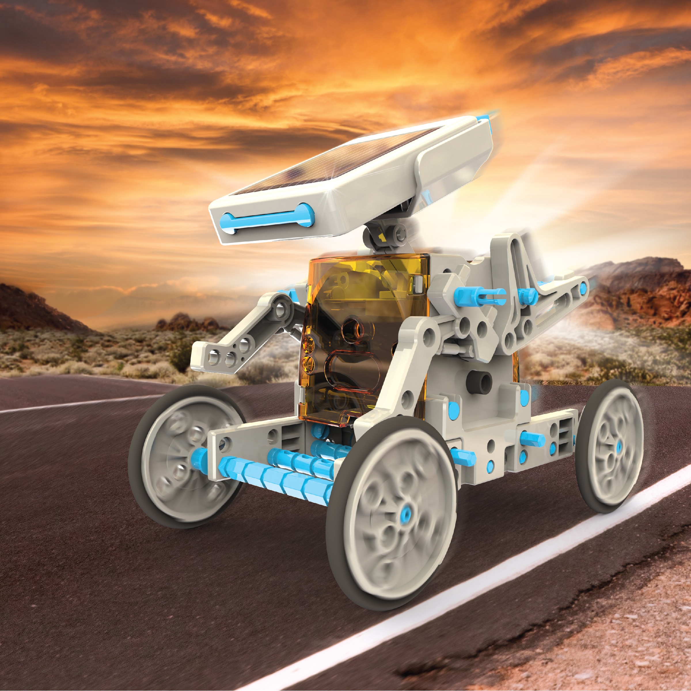 Juego educativo Construye tu vehiculo solar 197 piezas Discovery 3