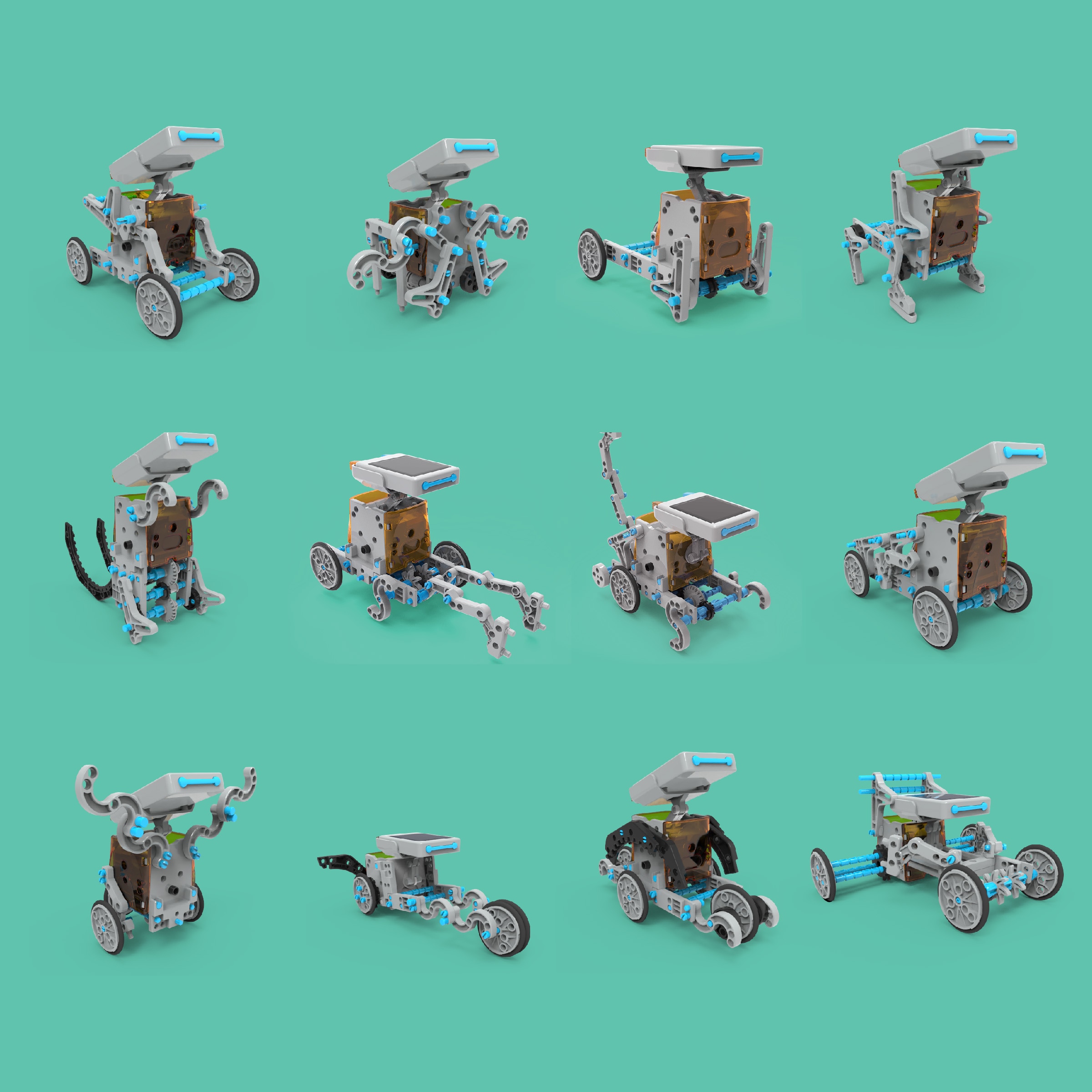 Juego educativo Construye tu vehiculo solar 197 piezas Discovery 4