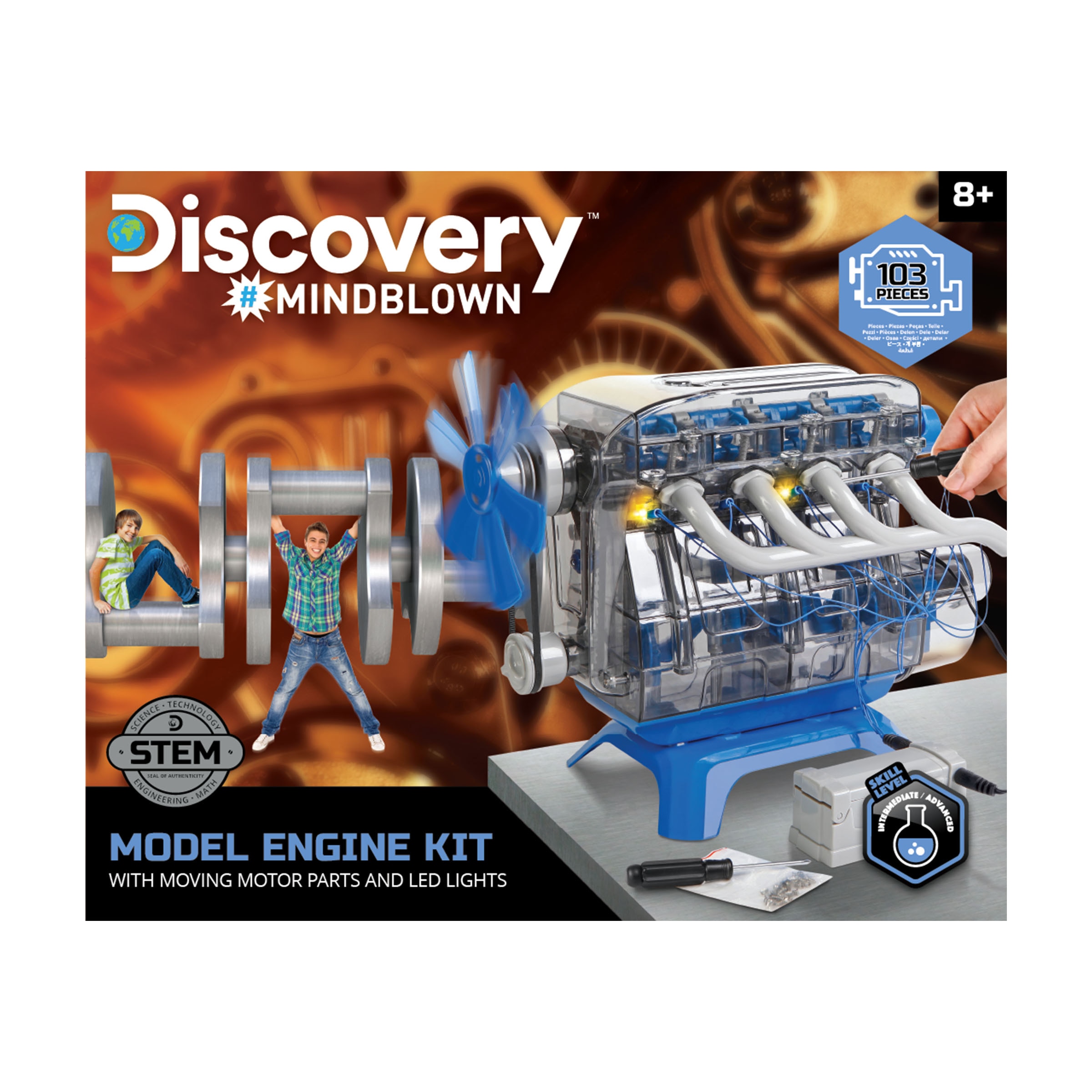 Juego educativo Construye tu motor Discovery 7