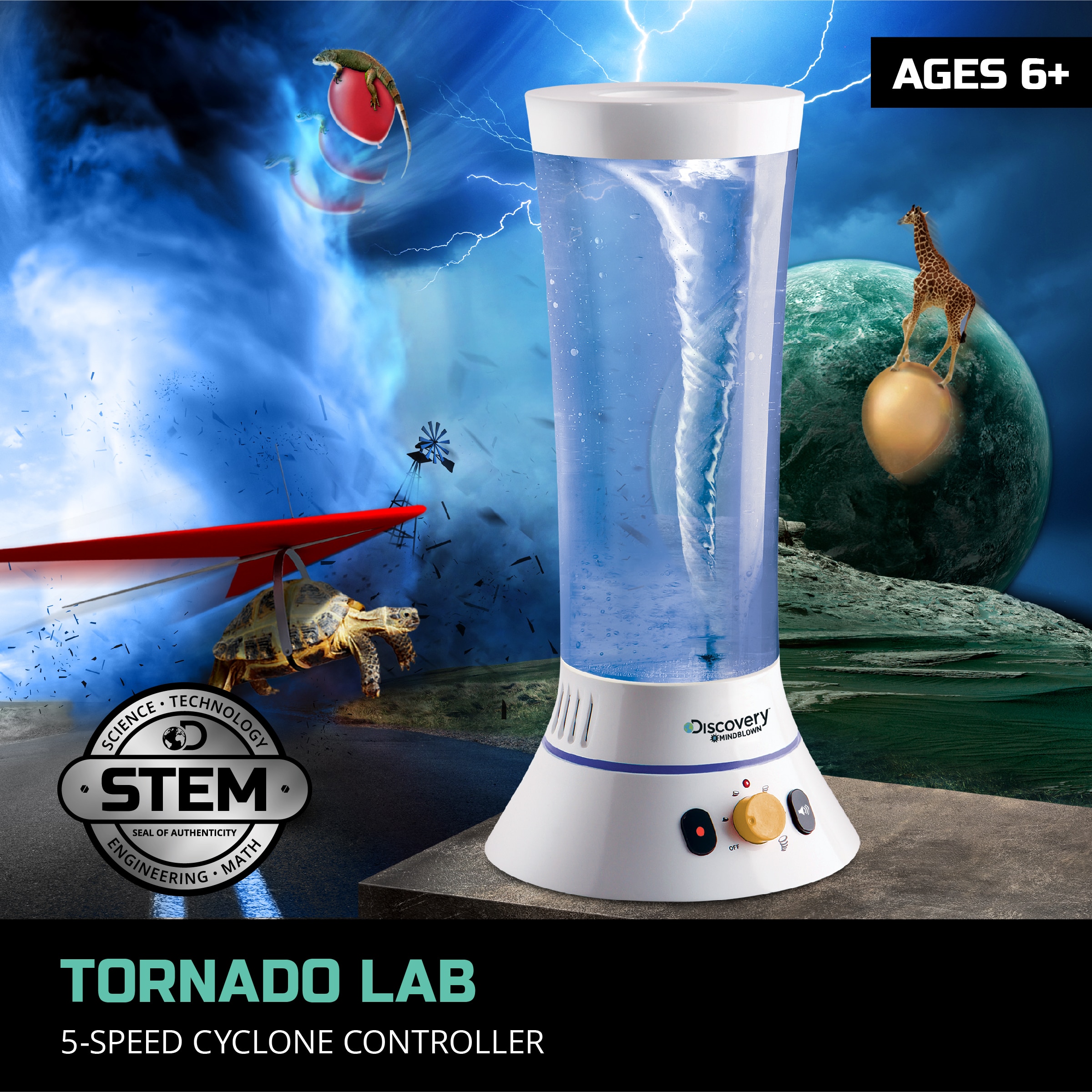 Juego educativo Laboratorio de tornados Discovery 3