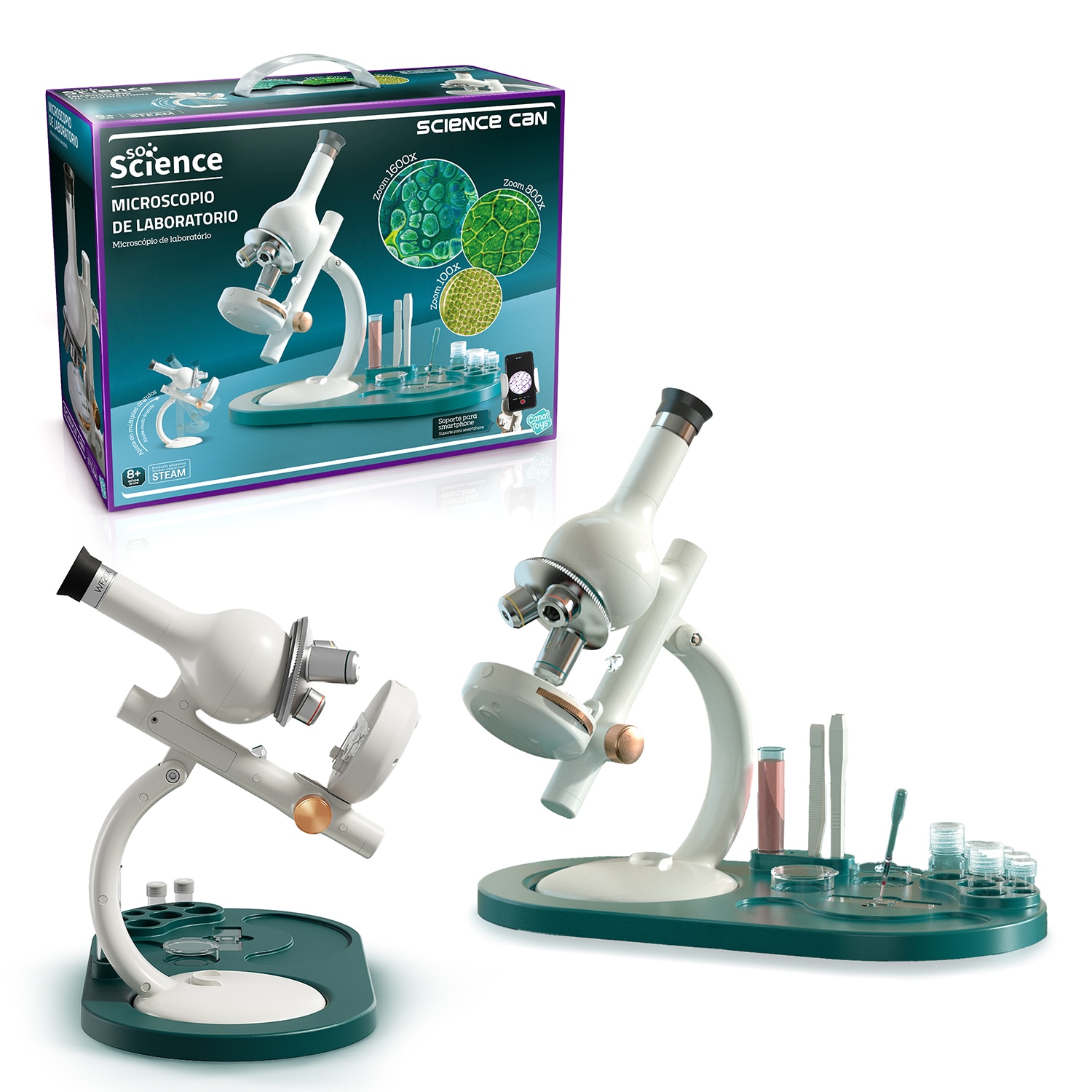 Microscopio De Laboratorio Canal Science 2