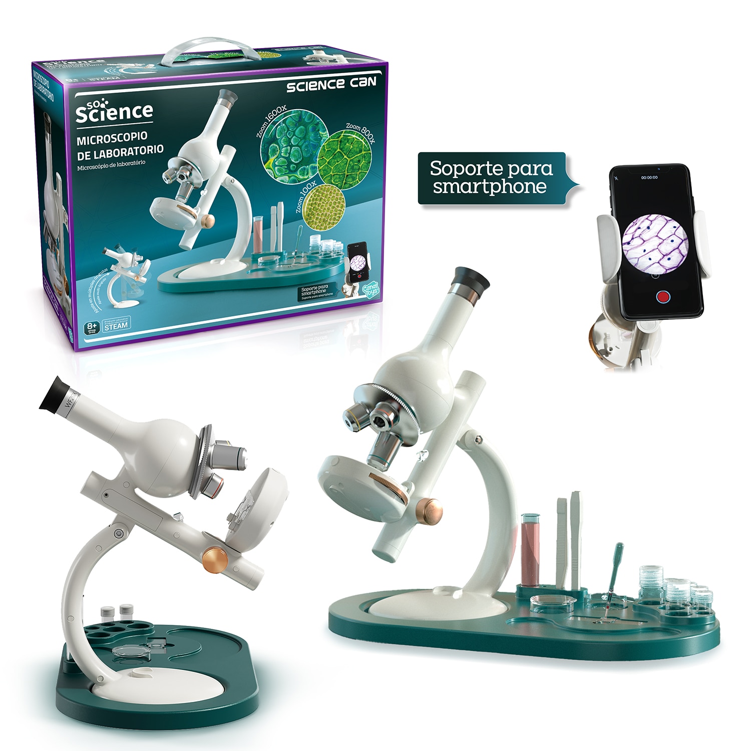 Microscopio De Laboratorio Canal Science 4