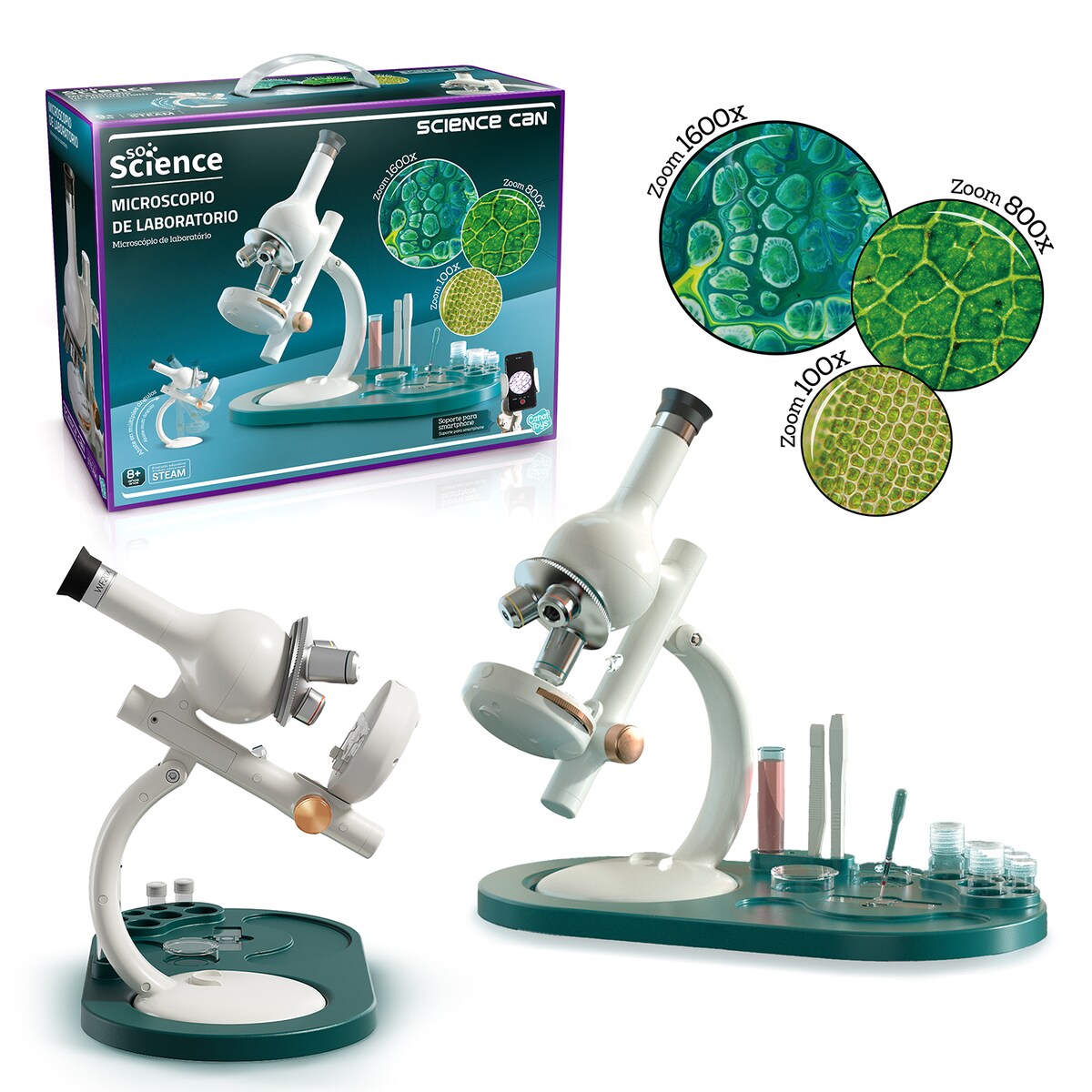 Microscopio De Laboratorio Canal Science 5