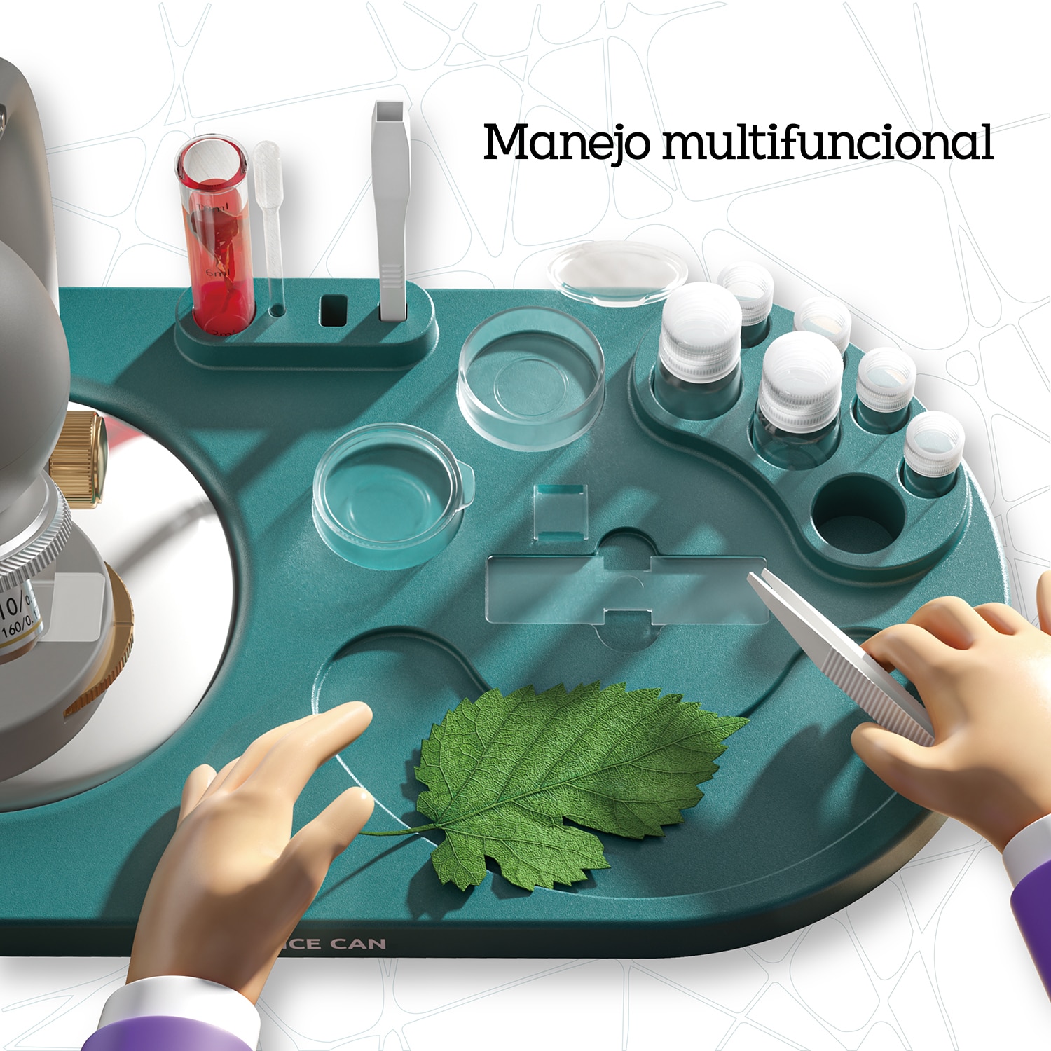 Microscopio De Laboratorio Canal Science 15