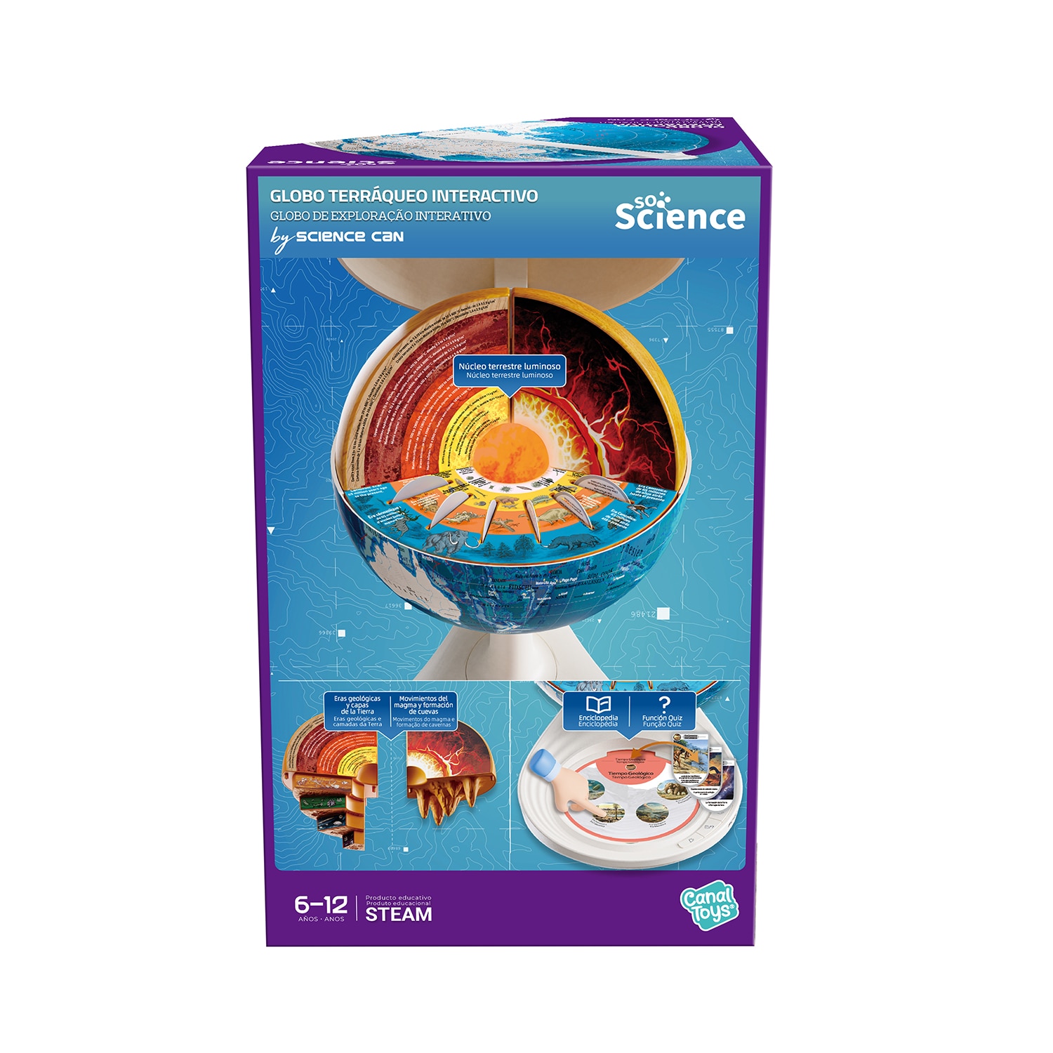 Globo Terraqueo Canal Science 3