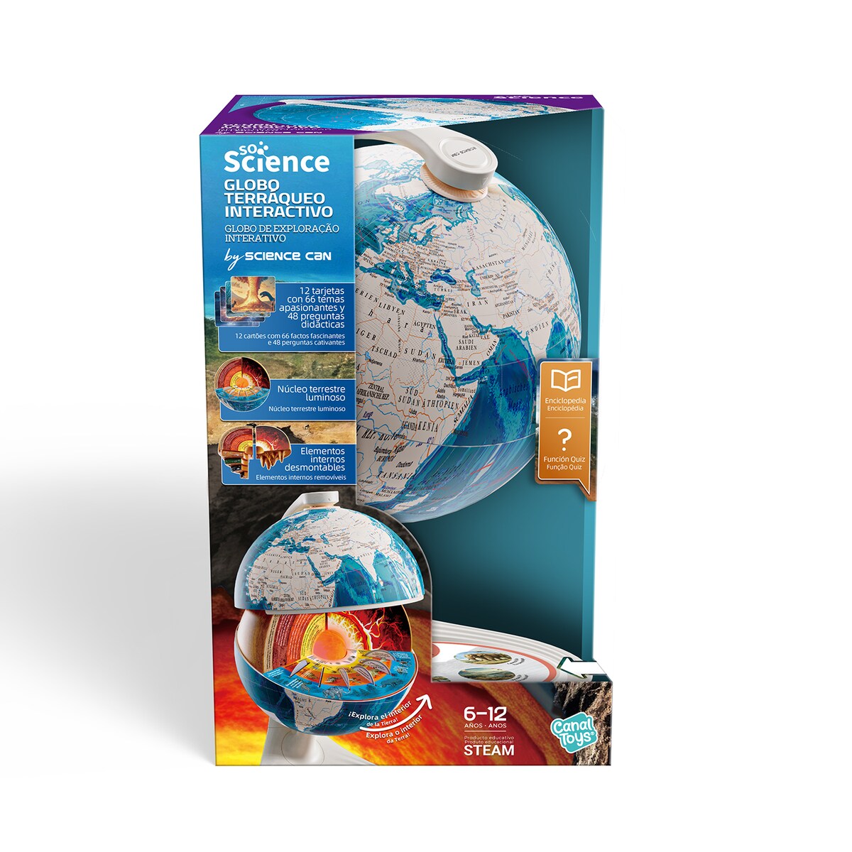 Globo Terraqueo Canal Science 5