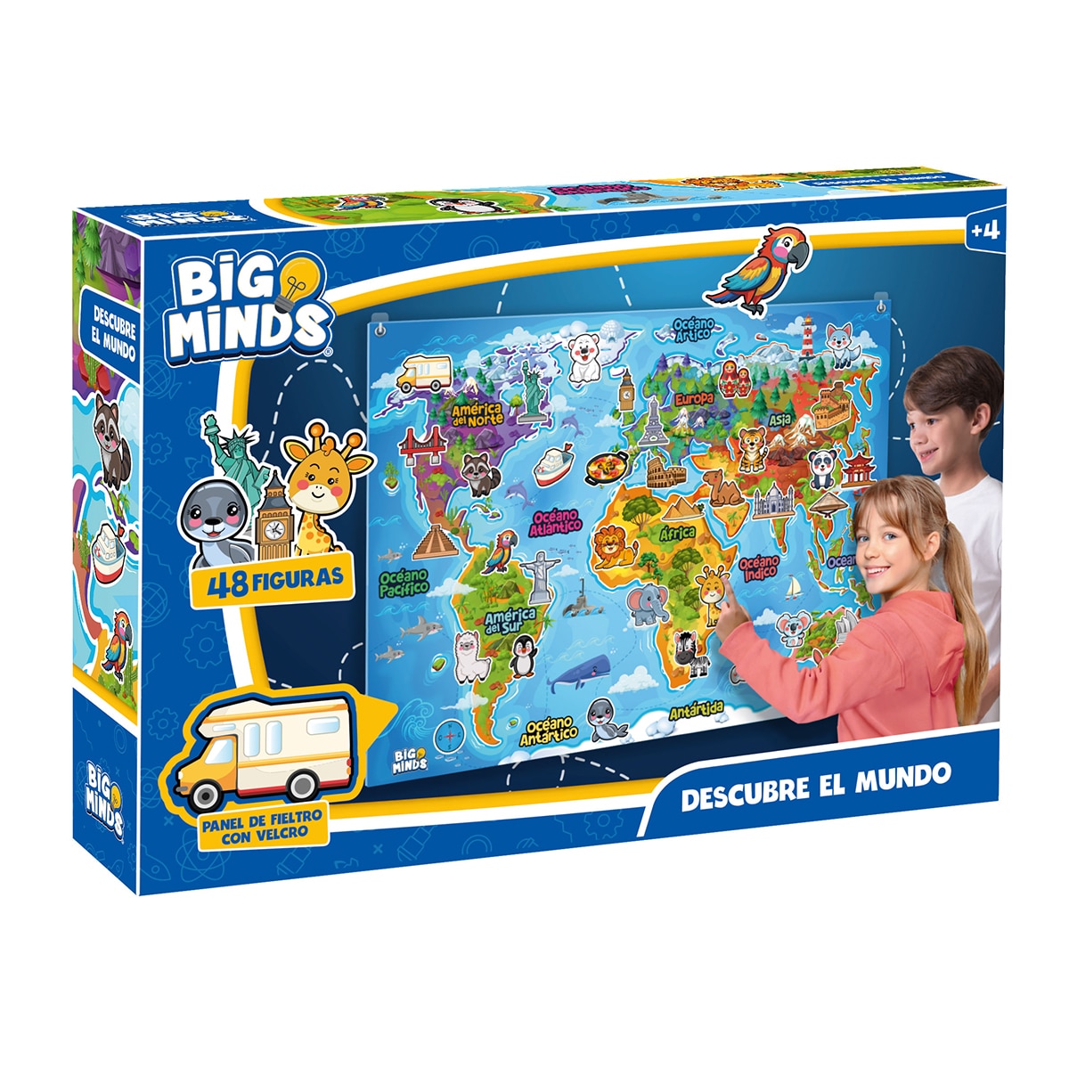 Imagem 0 de Descobre o Mundo Tapete Felpa World Brands