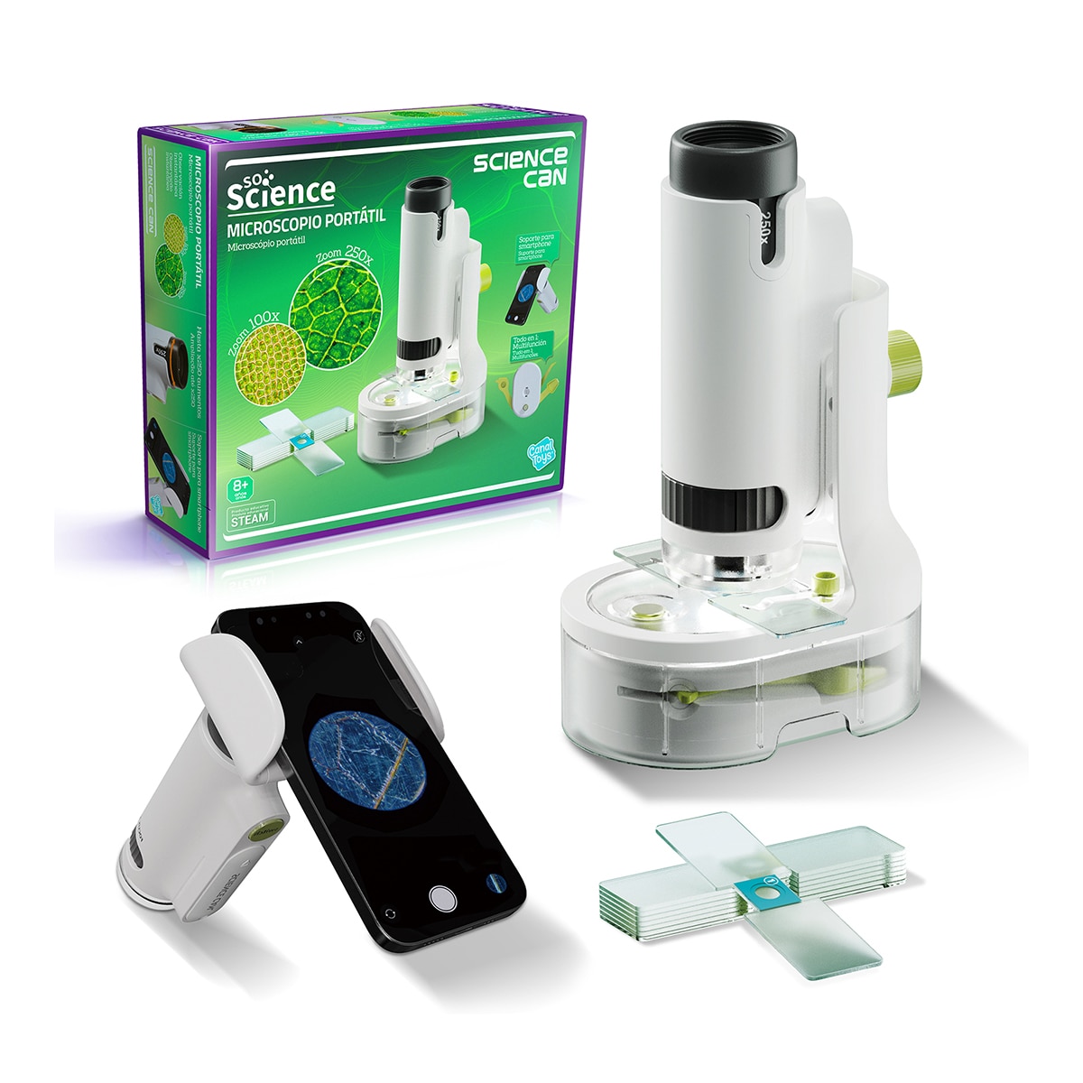 Imagen 0 de Microscopio Portátil So Science Canal Toys