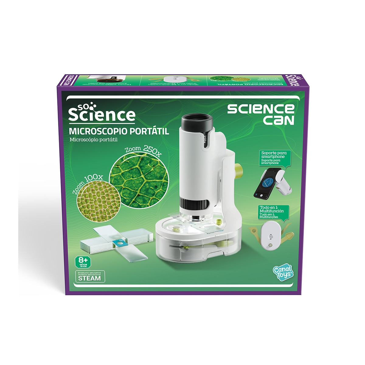 Microscopio Portátil So Science Canal Toys 5