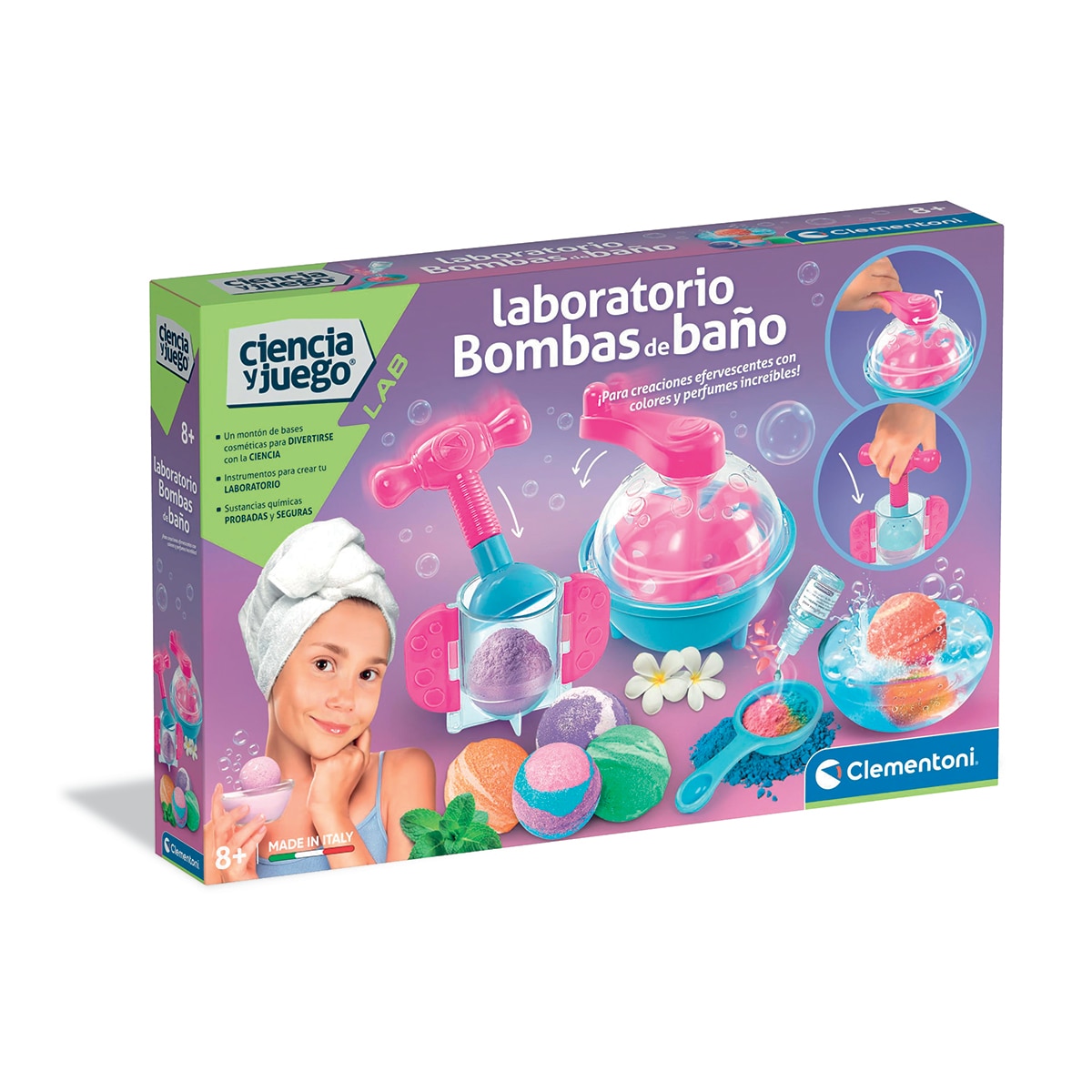 Clementoni - Juego Laboratorio Bombas de Baño Ciencia y Juego Clementoni.