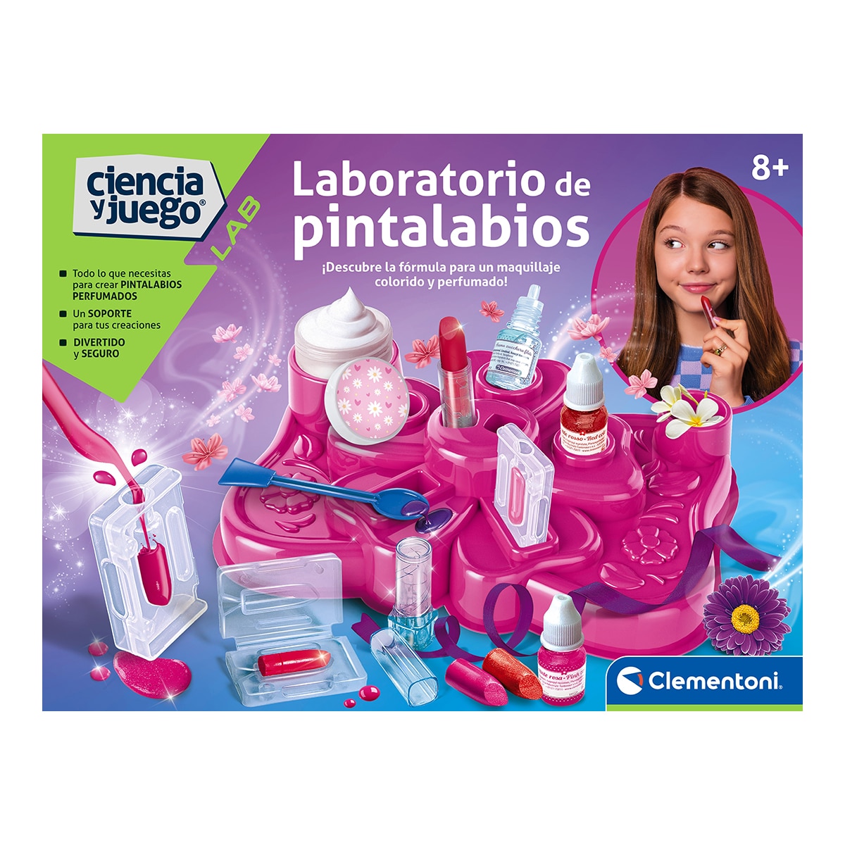 Juego Laboratorio de Pintalabios Ciencia y Juego Clementoni 9