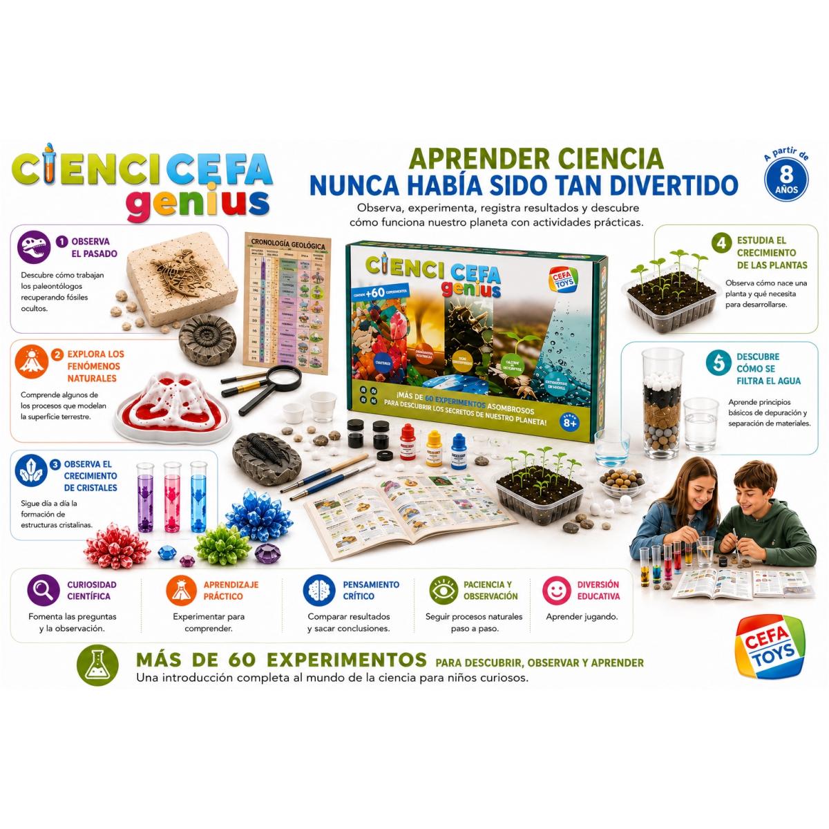 Juego educativo Ciencicefa Genius Cefa Toys 6