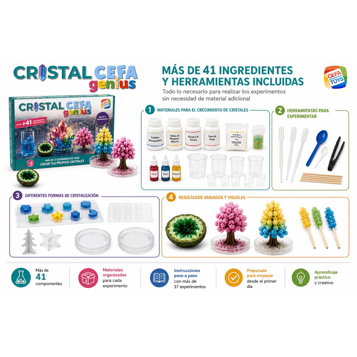 Juego educativo Cristalcefa Genius Cefa Toys 2
