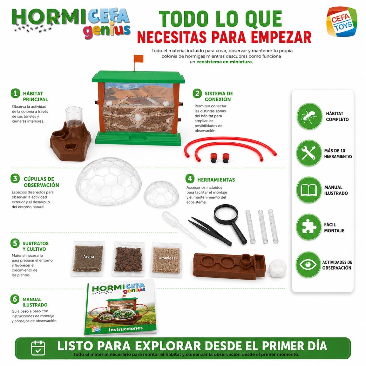 Juego educativo Hormicefa Genius Cefa Toys 6