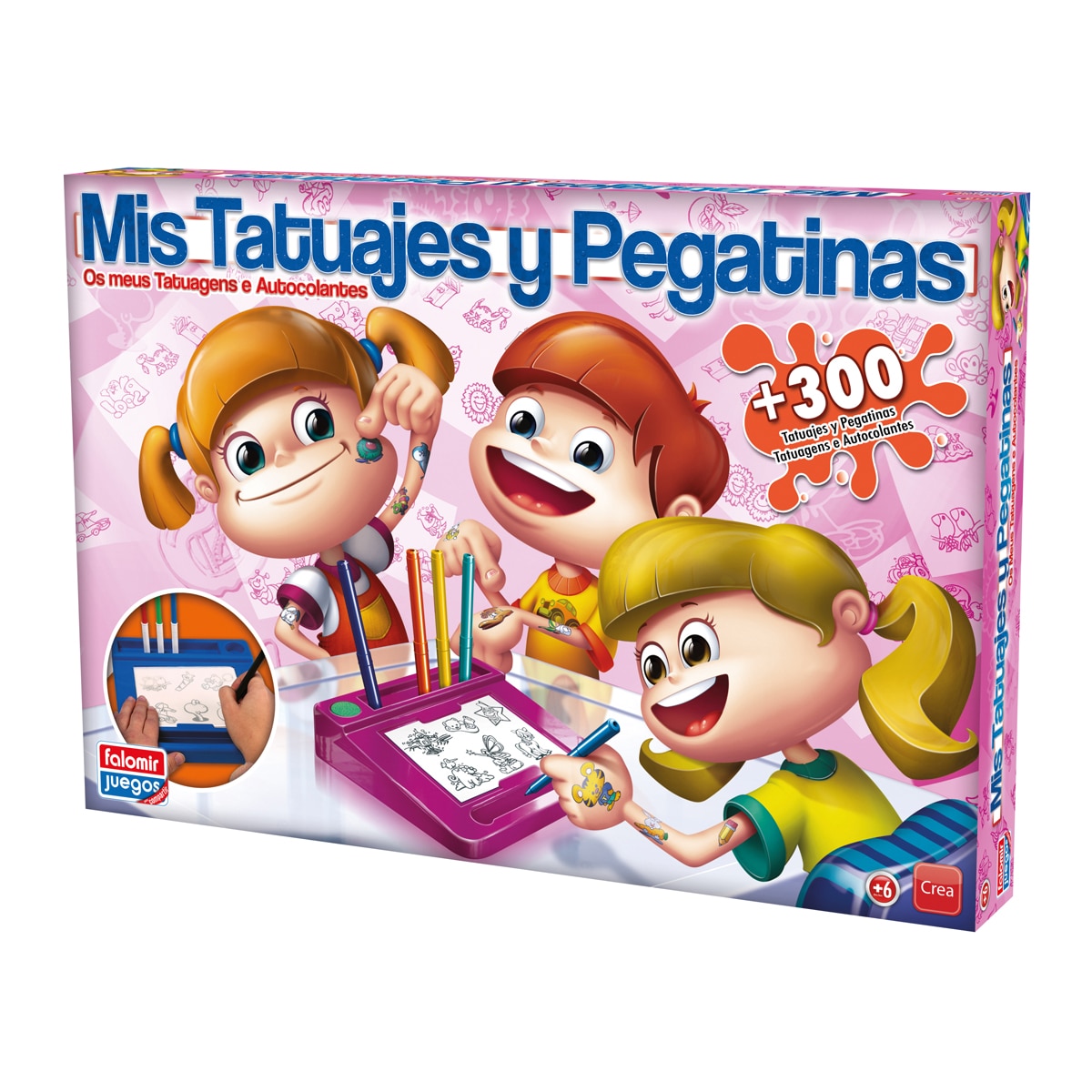 Juego mis tatuajes y pegatinas Falomir 2