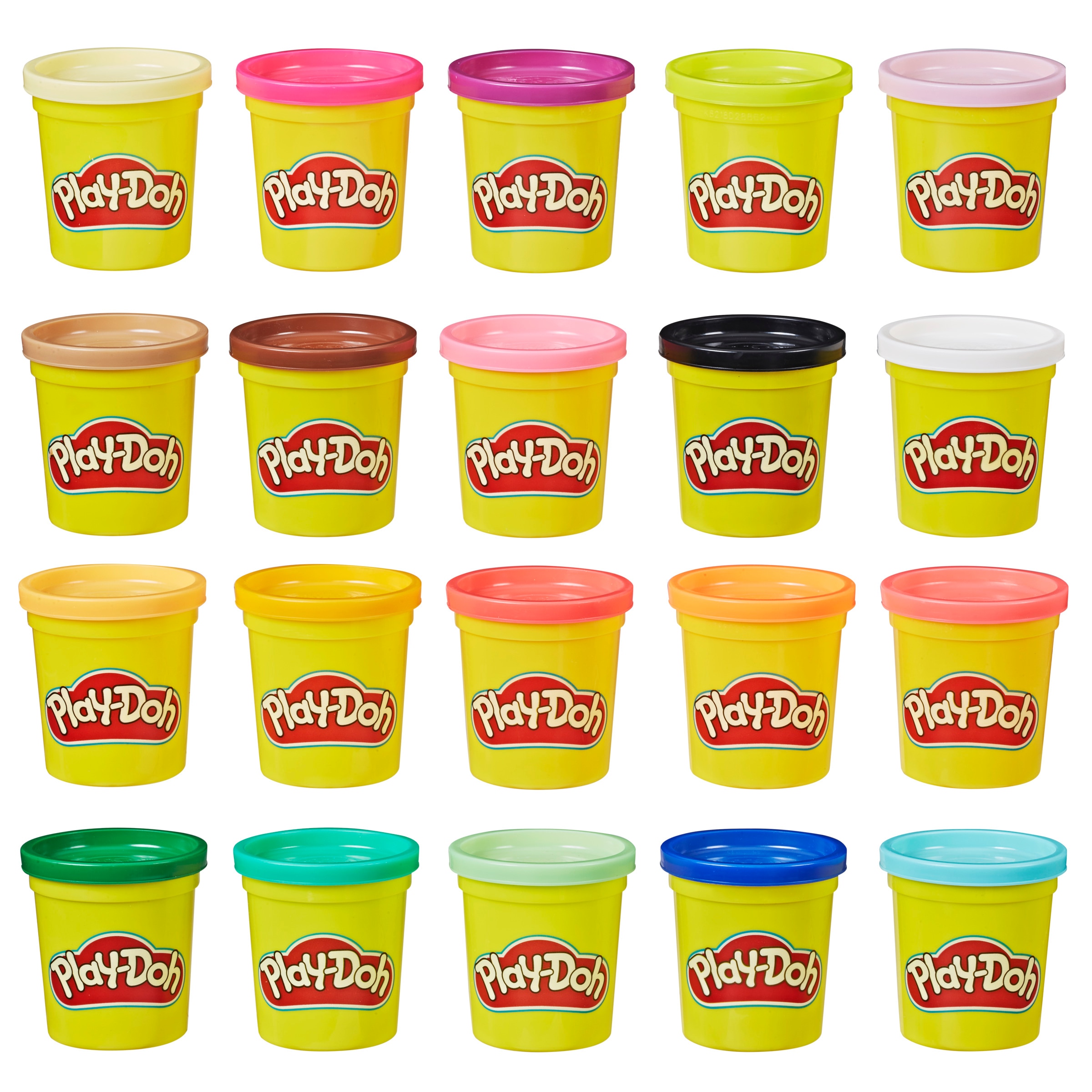 Pack 20 botes de colores Play-Doh 3