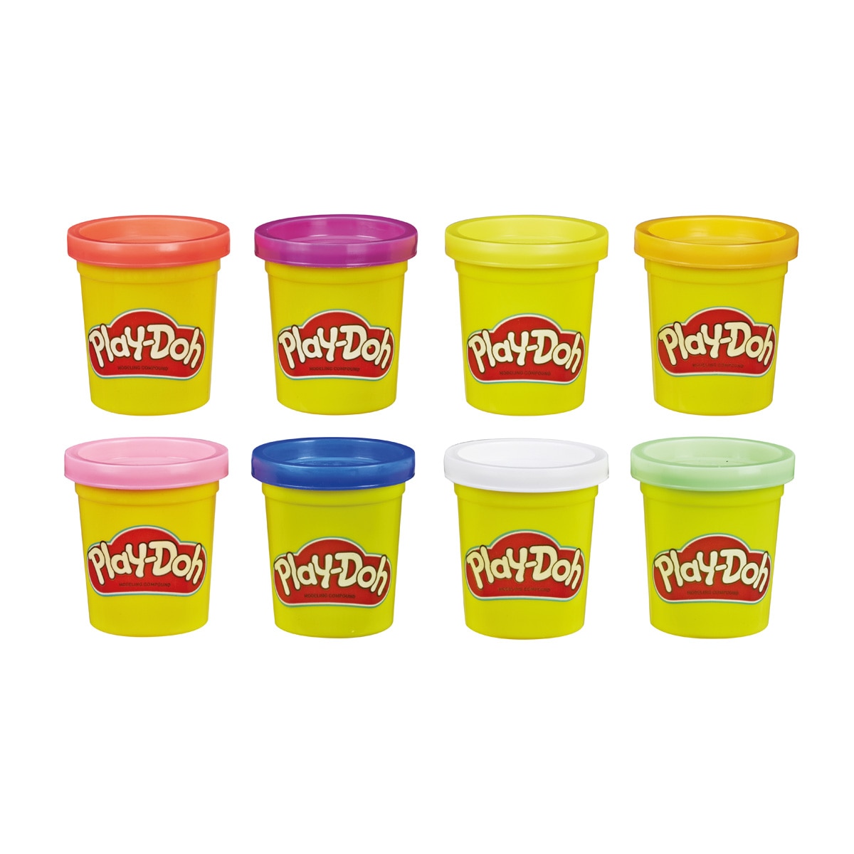 Pack 8 botes Play-doh 5