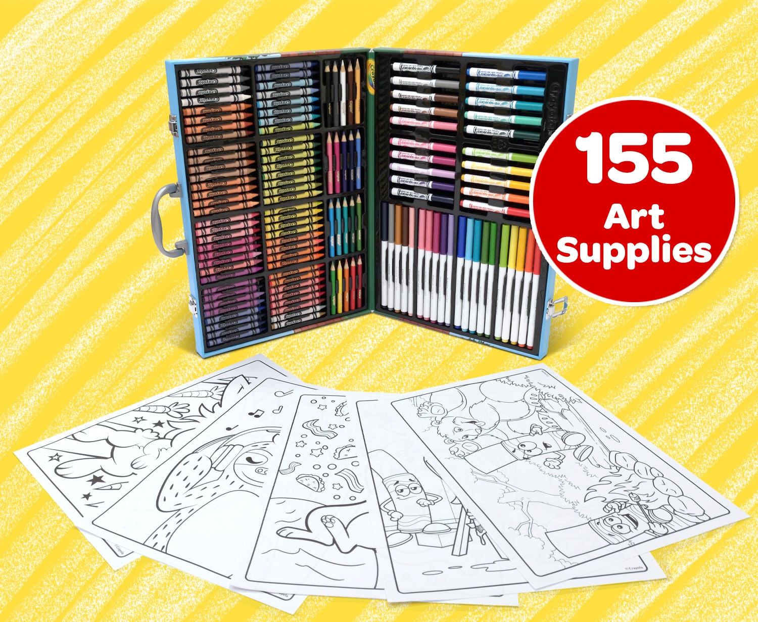 Maletín del Artista Completo 155 piezas 2